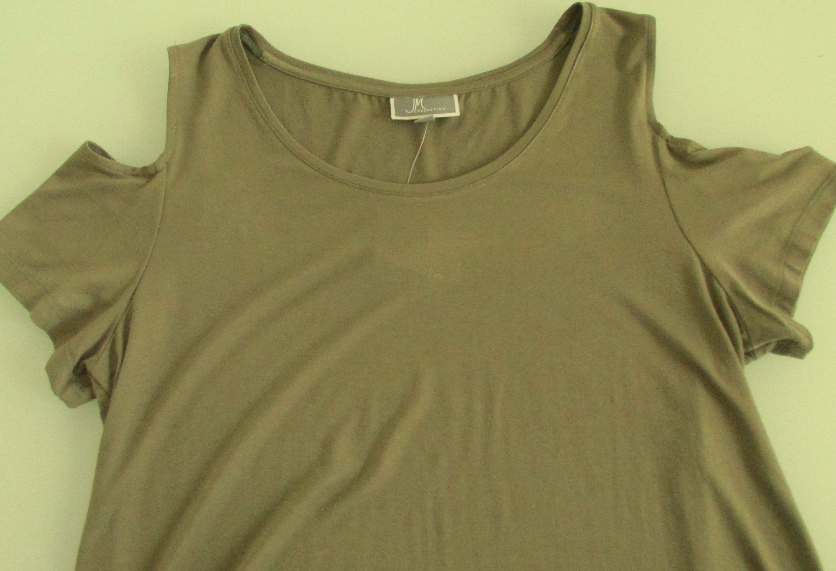 JM Collection JM Collection (NWT) Cold Shoulder Knit Blouse Size Medium Size M / US 6-8 / IT 42-44 - 3 Thumbnail