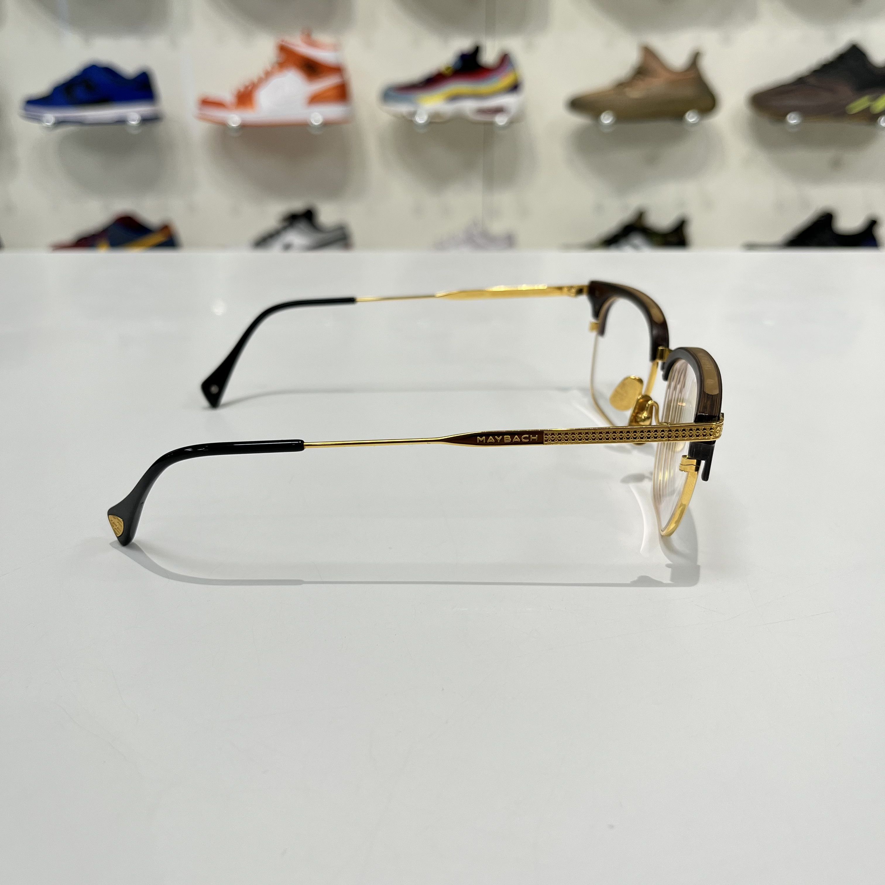 MAYBACH Eyewear Maybach Gold Wood Sunglasses Size ONE SIZE - 5 Thumbnail