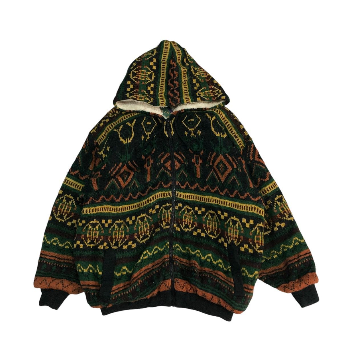 Japanese Brand 🔥VINTAGE BOMBER JACKET INDIAN BOSS NAVAJO NATIVE DESIGN Size US L / EU 52-54 / 3 - 1 Thumbnail