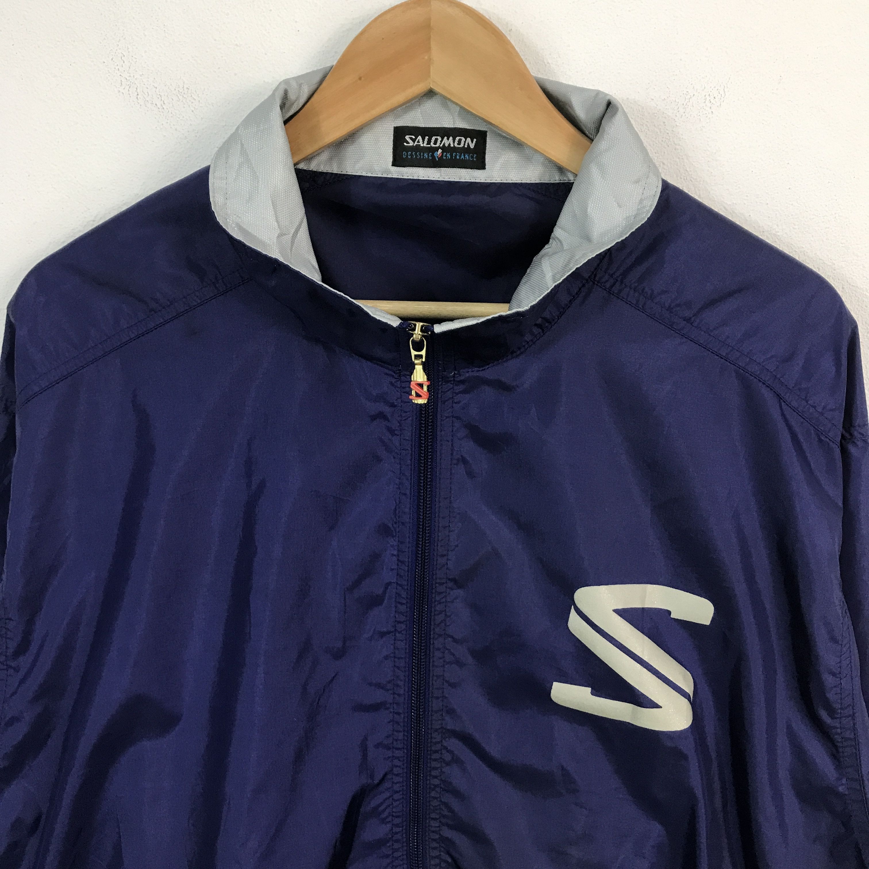 Japanese Brand × Salomon Vtg salomon zipper light jacket Size US L / EU 52-54 / 3 - 3 Thumbnail