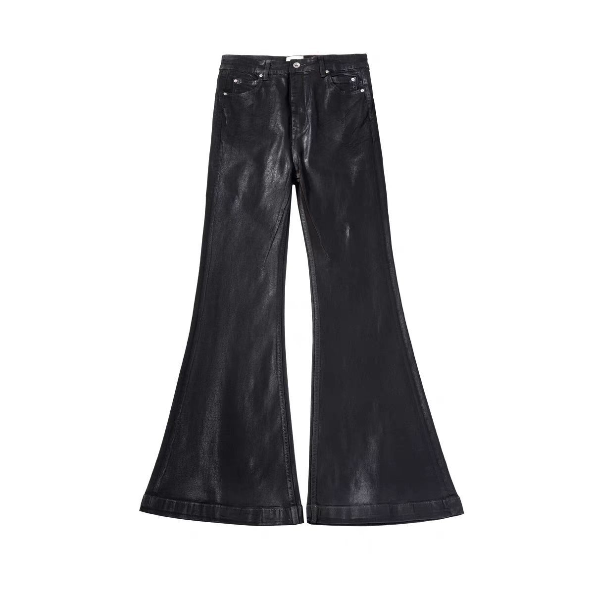 Japanese Brand × Jean Vintage Washed Heavy Coated Micro Flare Casual Jeans Size US 32 / EU 48 - 1 Thumbnail