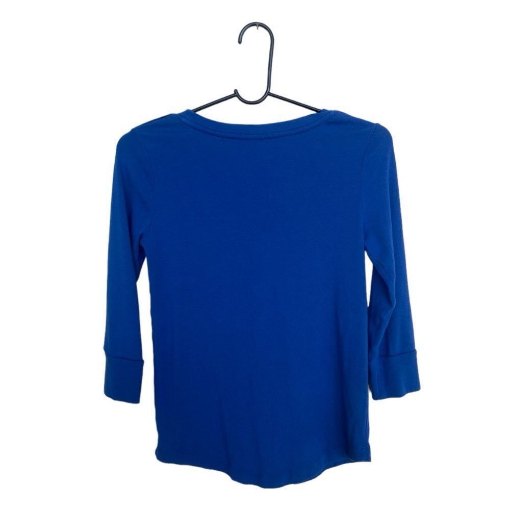 Other Willi Smith Women’s Blue Long Sleeve Top Size M | Button Sho Size M / US 6-8 / IT 42-44 - 2 Thumbnail