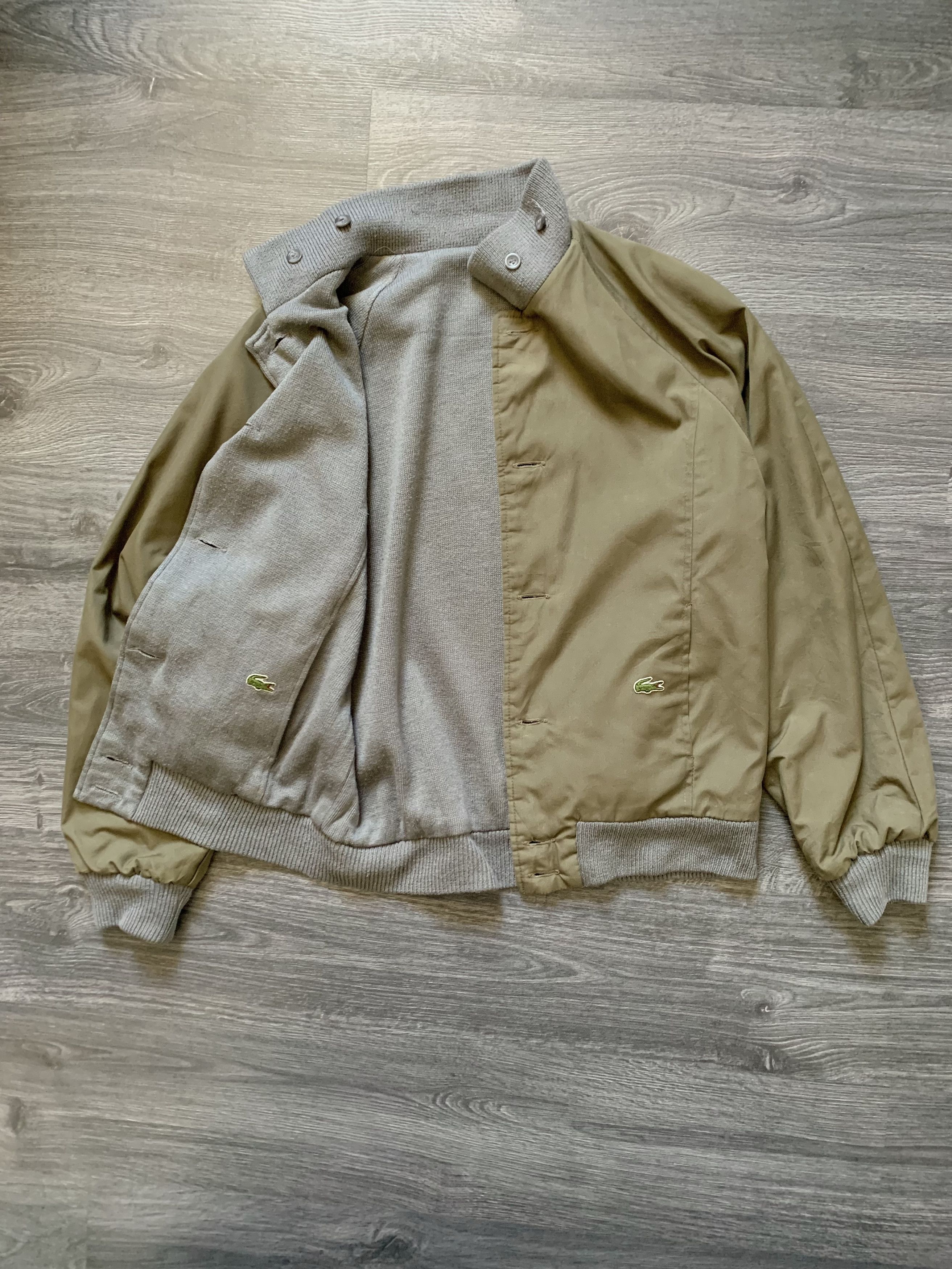 Lacoste Vintage Lacoste Izod Reversible Bomber Jacket Size US S / EU 44-46 / 1 - 6 Thumbnail