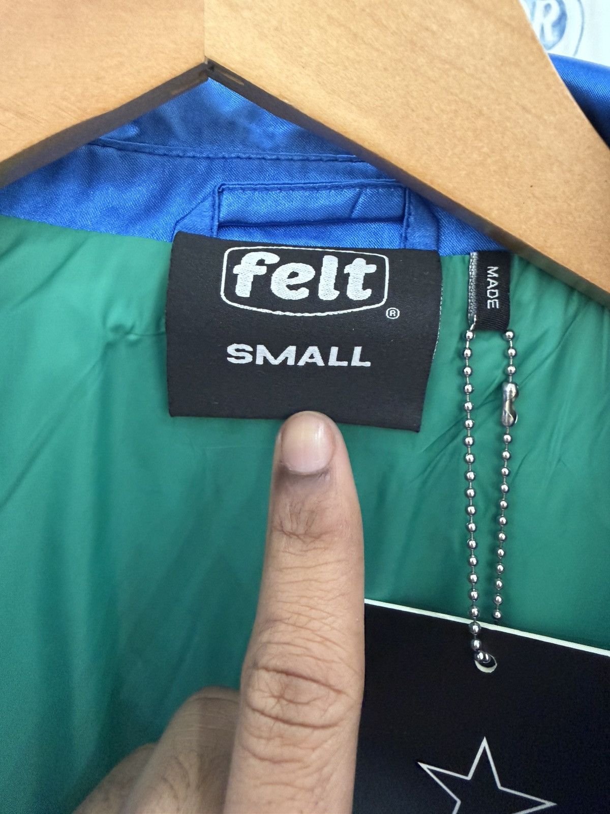 FELT FELT “Strike Out” Blue Coach Jacket Size US S / EU 44-46 / 1 - 3 Thumbnail