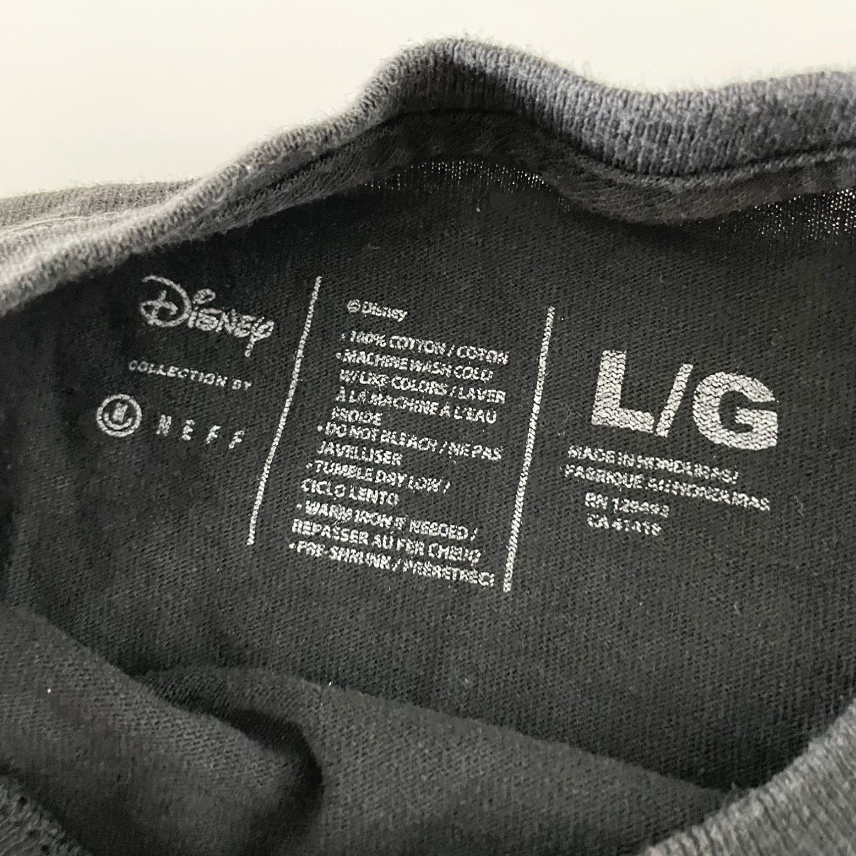 Disney Disney Neff Mickey Short Sleeve T Shirt Men's L Black 100% Cotton Size US L / EU 52-54 / 3 - 5 Thumbnail