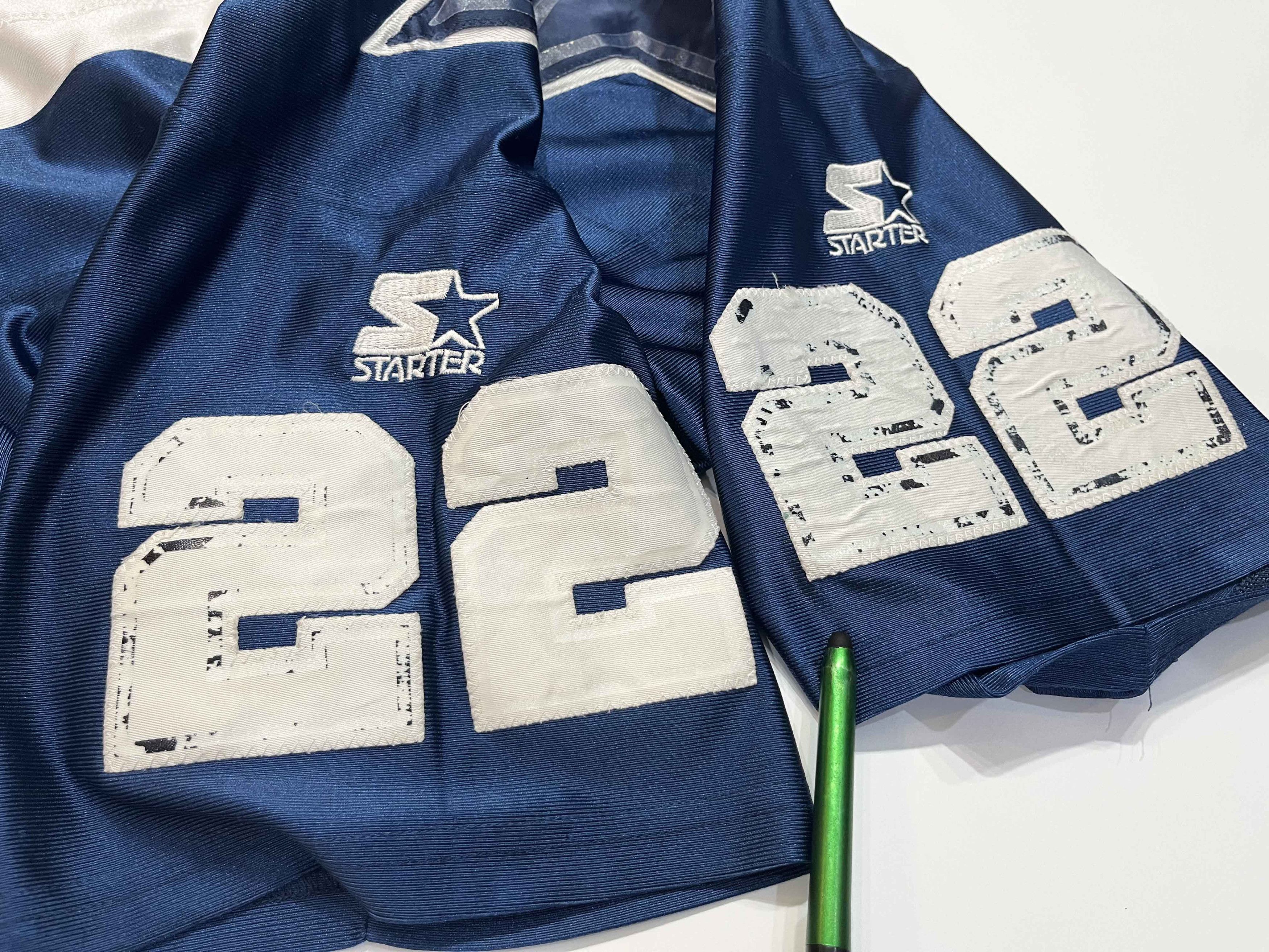 Starter Vintage Starter Pro Line NFL Dallas Cowboys SMITH #22 Jersey Size US XL / EU 56 / 4 - 9 Thumbnail