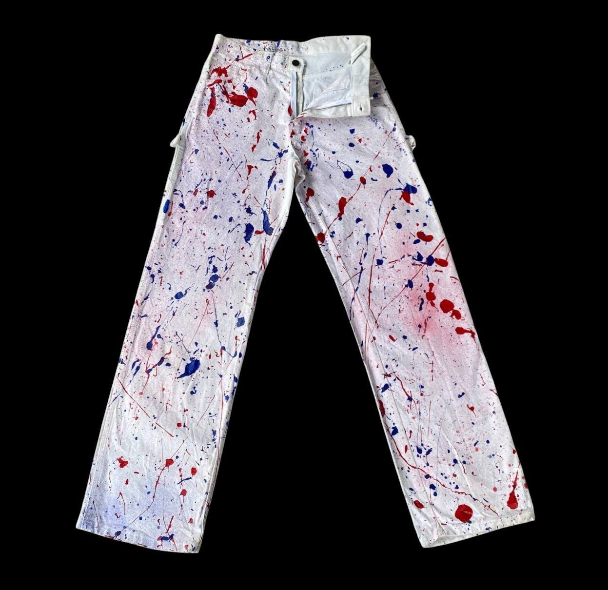 Vintage VINTAGE DICKIES CARPENTER REWORKED SPLATTER PAINT W28X32 Size US 28 / EU 44 - 15 Thumbnail