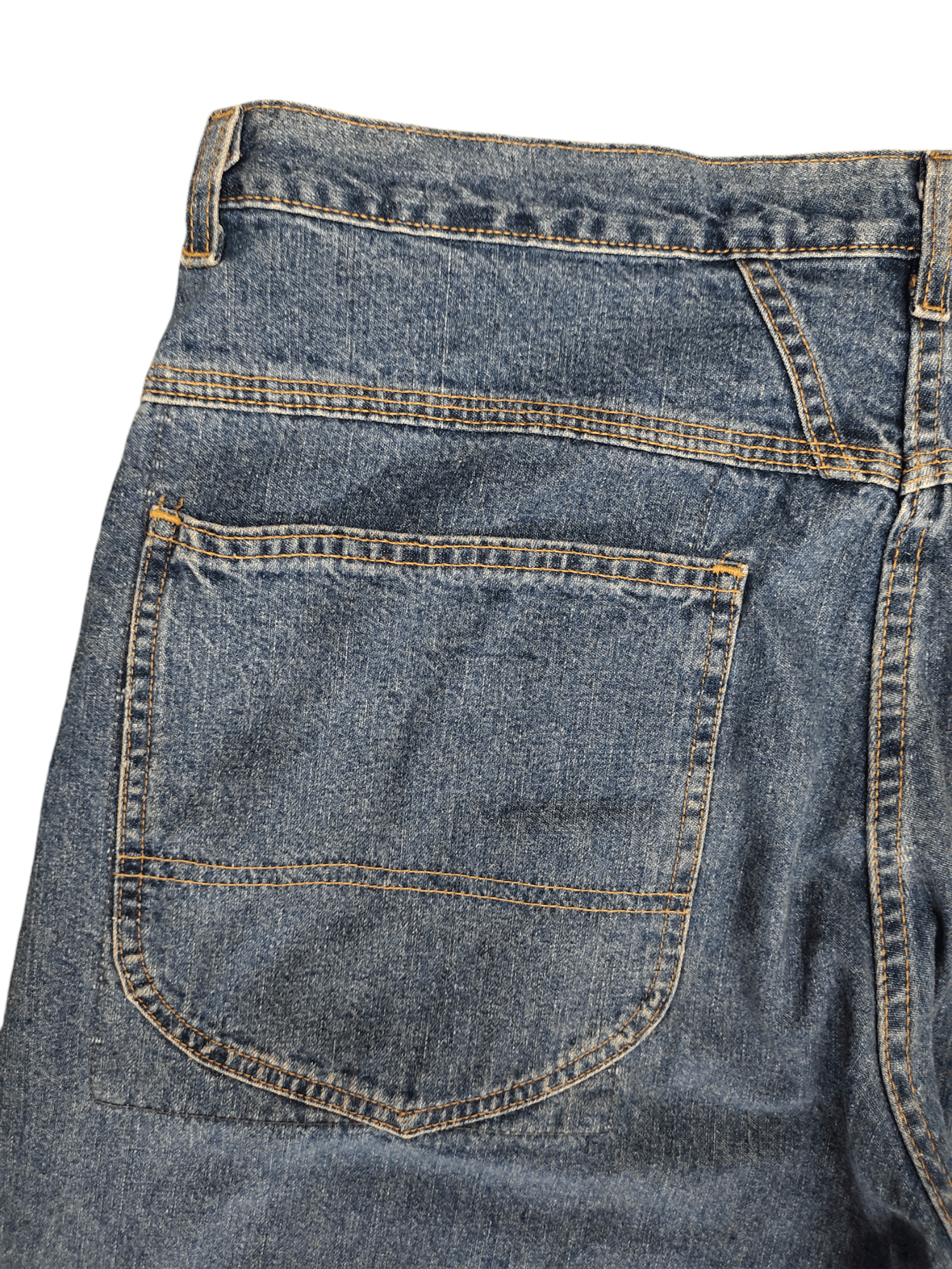 Marithe + Francois Girbaud Baggy Jeans MFG Made In Usa Denim Wide Leg 90s Jnco Size US 38 / EU 54 - 13 Thumbnail