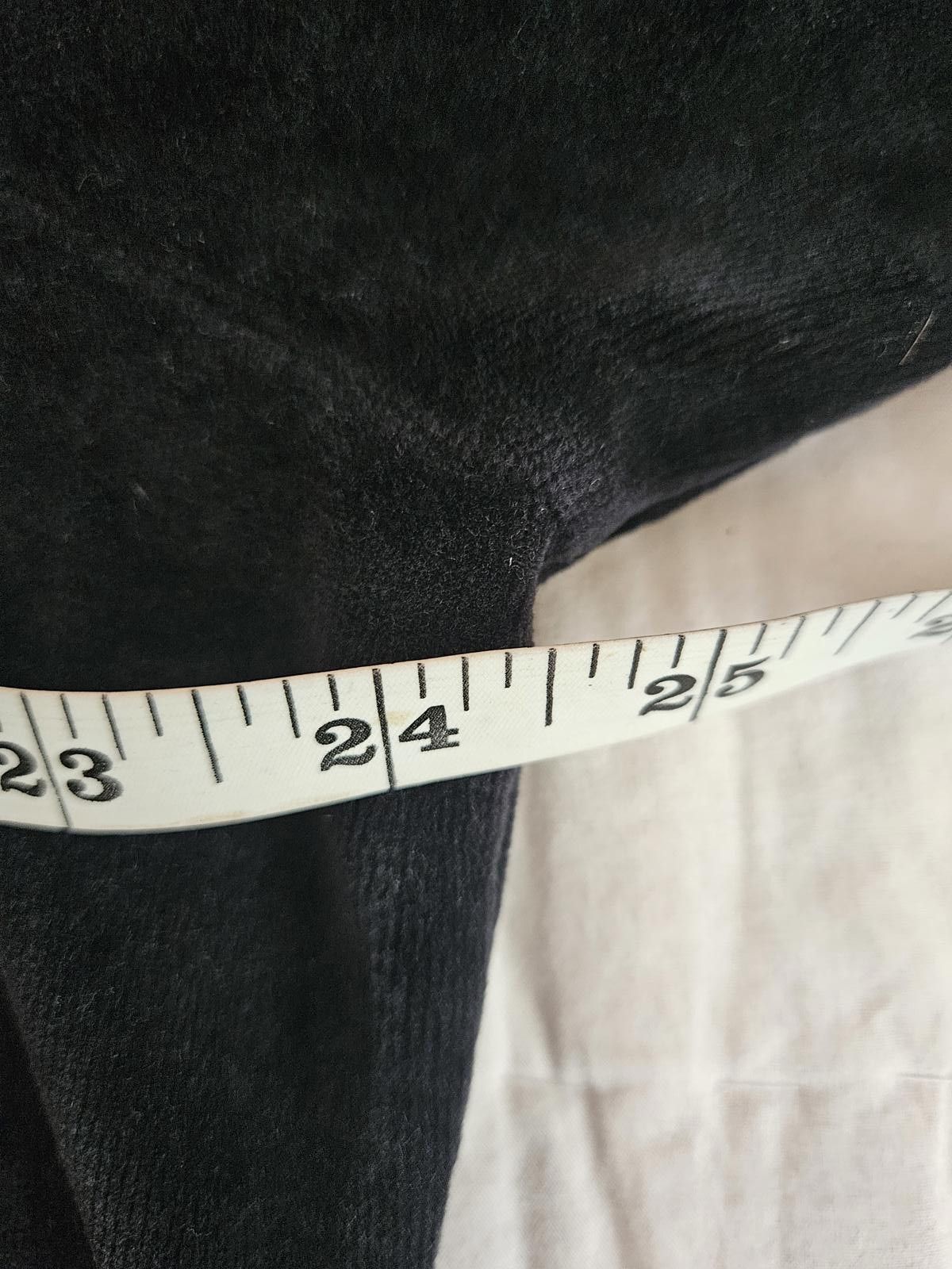 Designer Doncaster Black Velvet Cozy Hoodie Zip-Up Jacket Size XL / US 12-14 / IT 48-50 - 6 Thumbnail