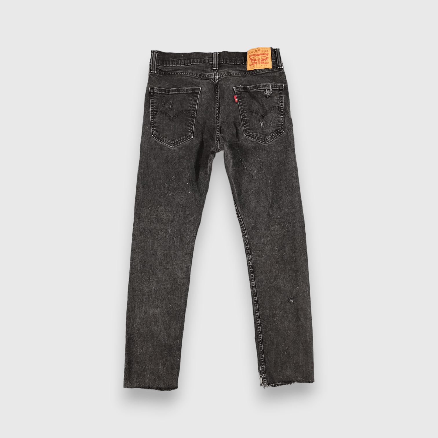 Levi's Vintage Distress Levis 502 Earth Tone Jeans-J1204 Size US 32 / EU 48 - 2 Thumbnail