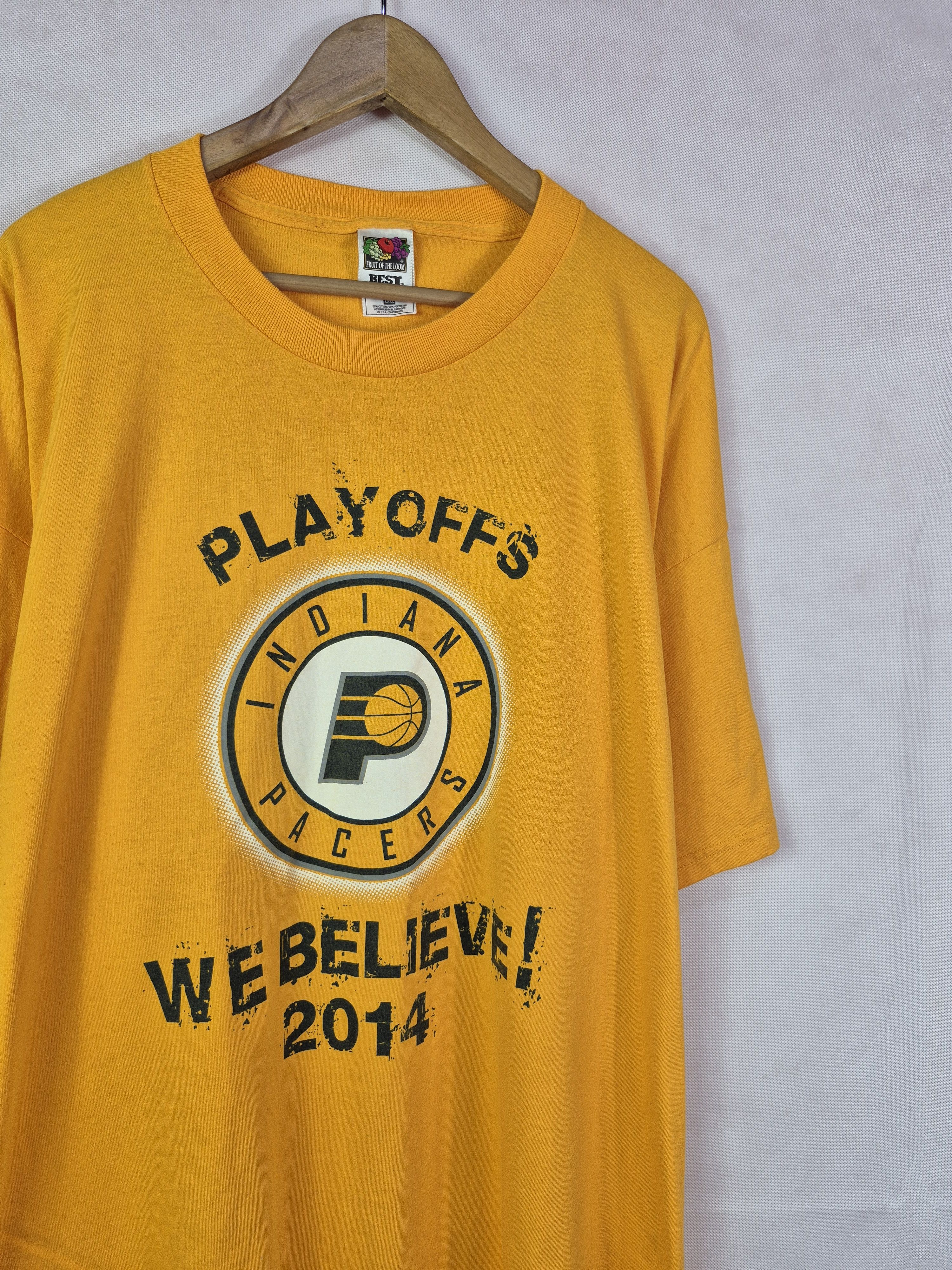 NBA 🔥 2014 NBA Indiana Pacers Promo Tee Size US XXL / EU 58 / 5 - 2 Thumbnail