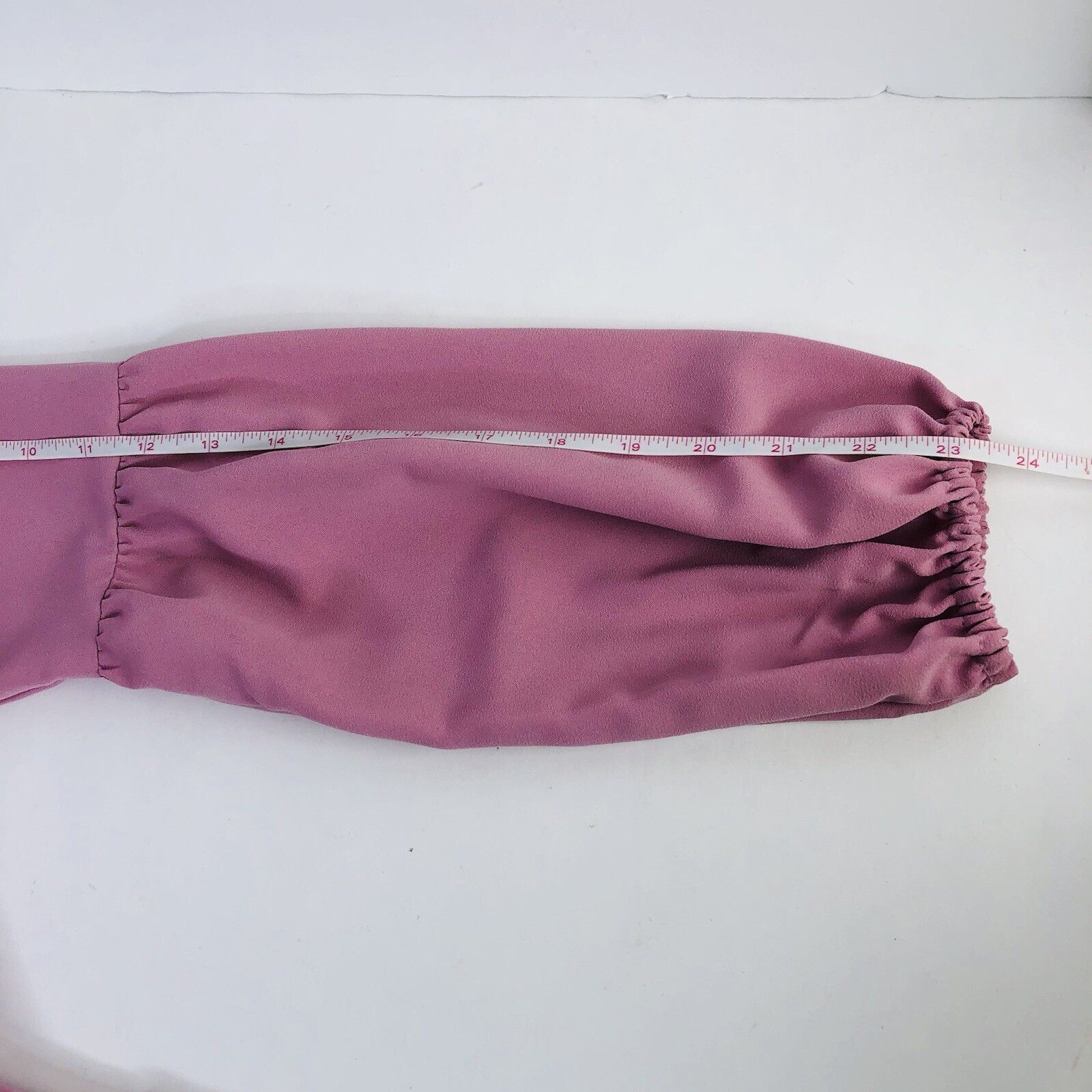 Bar III Bar III Womens Pink Blouse S Shirt Balloon Sleeve Wrap Size S / US 4 / IT 40 - 8 Thumbnail