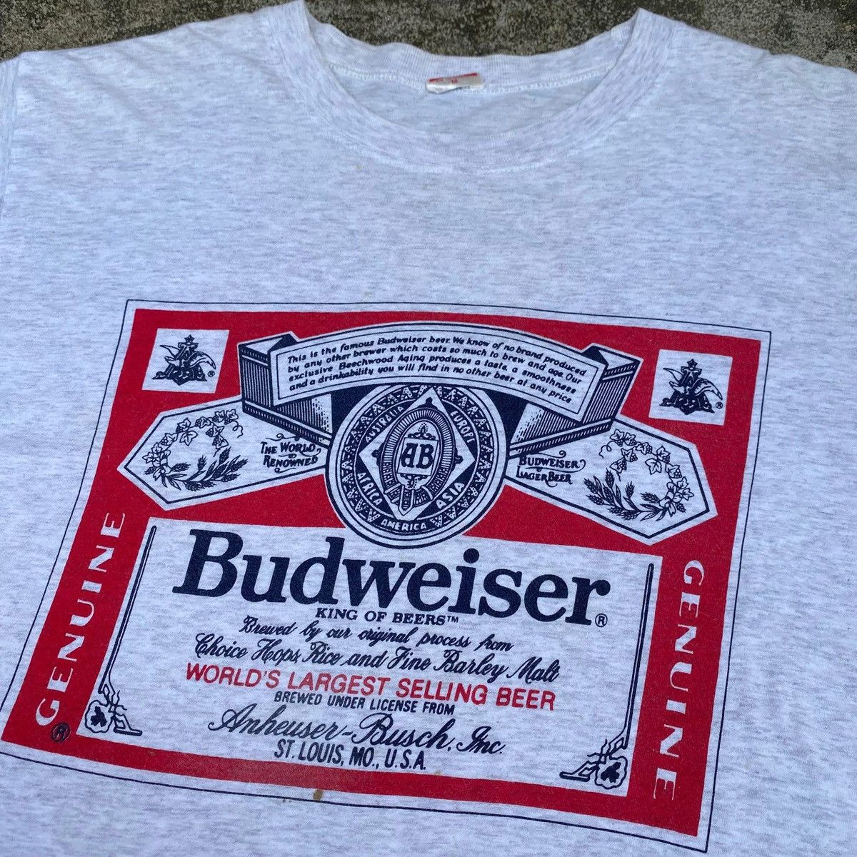 Vintage RARE ‼️ Budweiser Size US M / EU 48-50 / 2 - 2 Thumbnail
