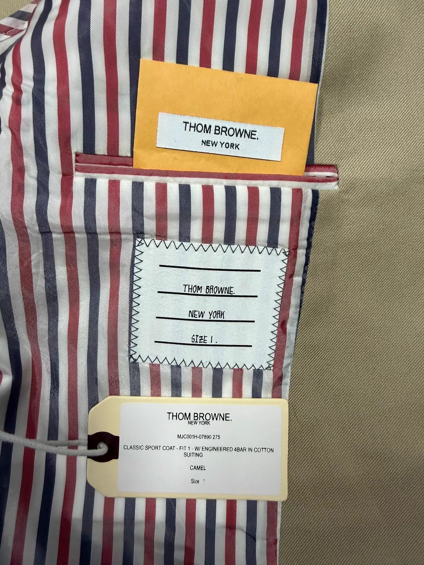 Thom Browne Thom Browne Rare 4-Bar Oatmeal Blazer Size1 BNWT Size US S / EU 44-46 / 1 - 4 Thumbnail