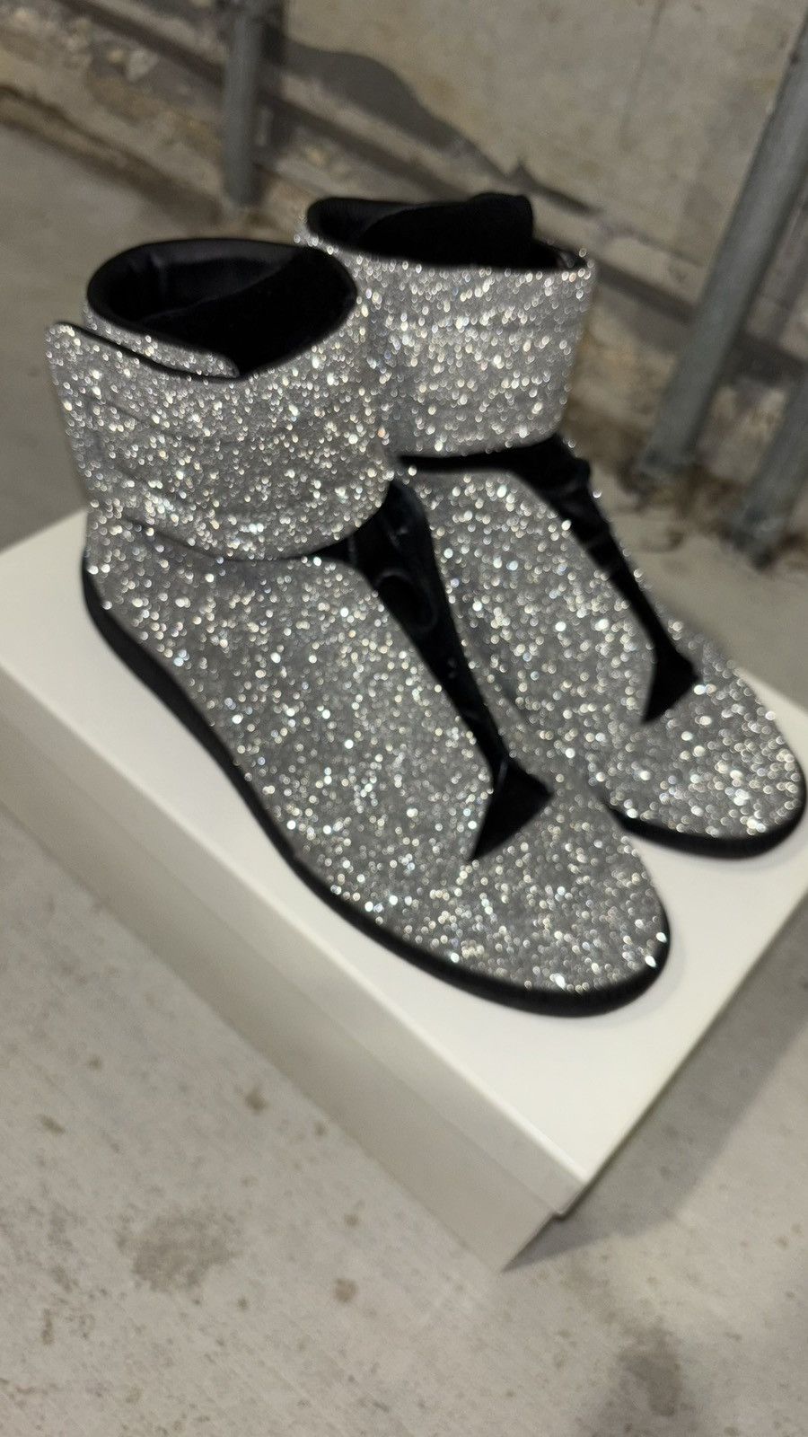Maison Margiela Silver Glitter Future