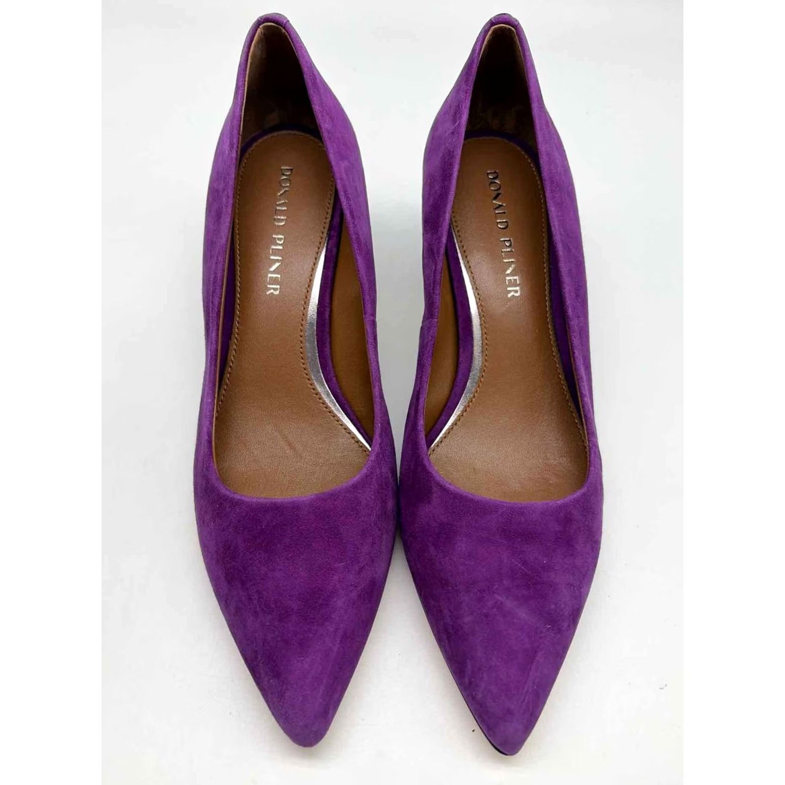 Donald Pliner Donald Pliner Purple Size 9 Block Heel Heels - Pre-Owned Size US 9 / IT 39 - 5 Thumbnail