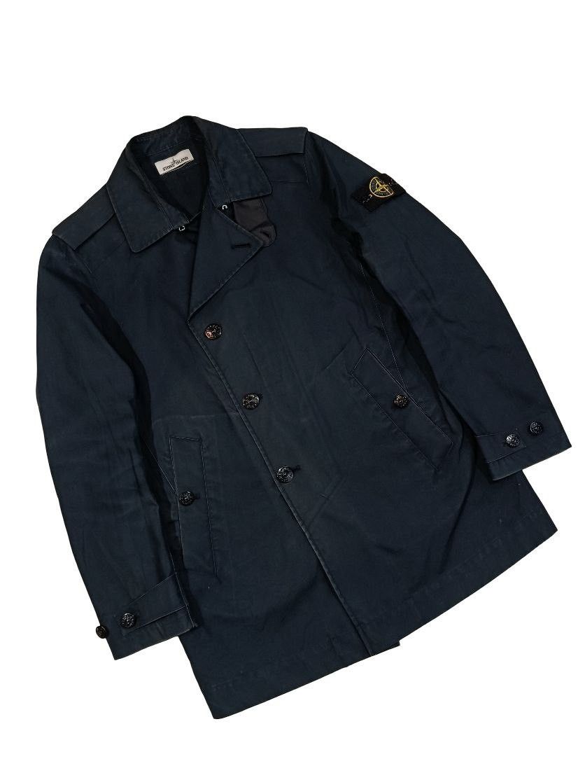 Stone Island Stone Island 2015 Tan 3L Performance Cotton Trench Coat Size US L / EU 52-54 / 3 - 3 Thumbnail