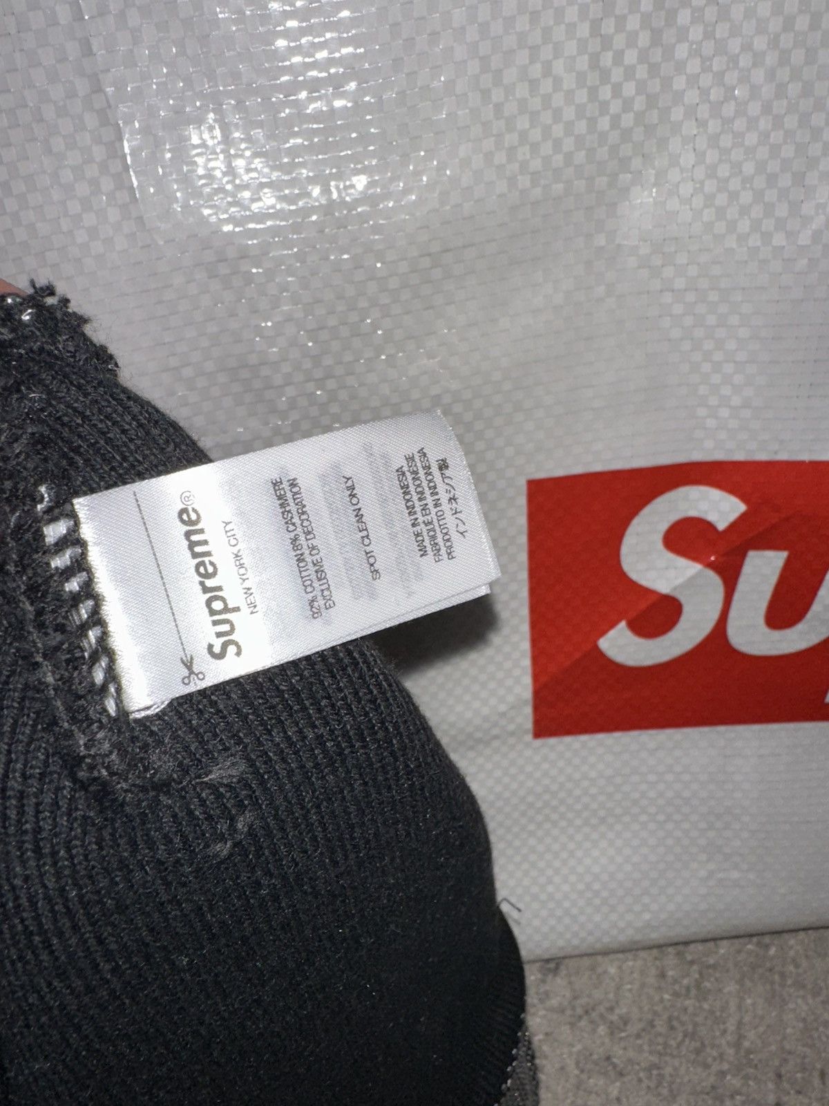 Supreme Supreme Studded Knockout Beanie BLACK FW25 Size ONE SIZE - 4 Thumbnail