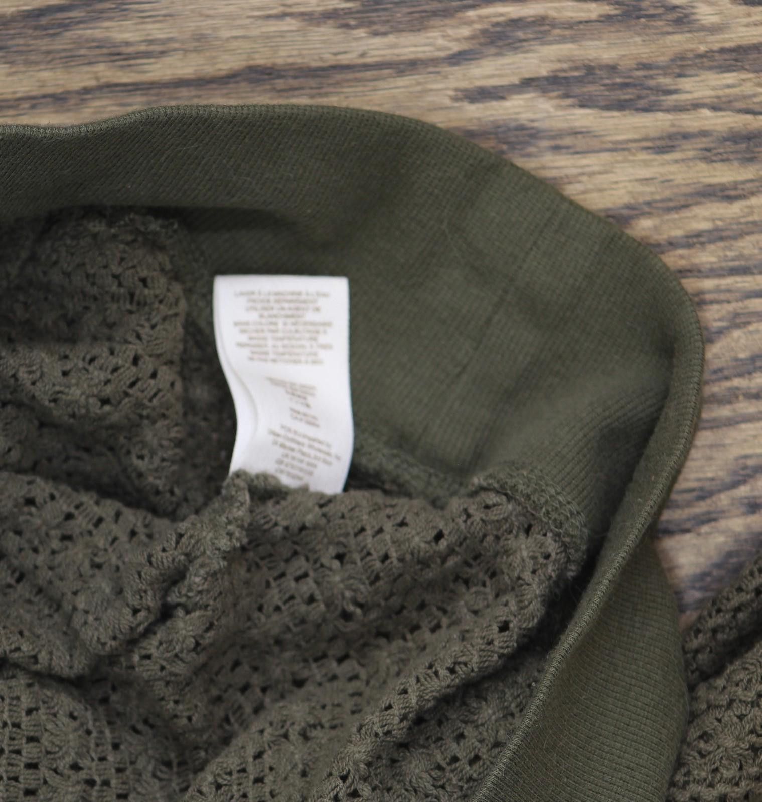 Free People Free People Cropped Sweater Cotton Dolman Sleeve Green Xs Size XS / US 0-2 / IT 36-38 - 5 Thumbnail