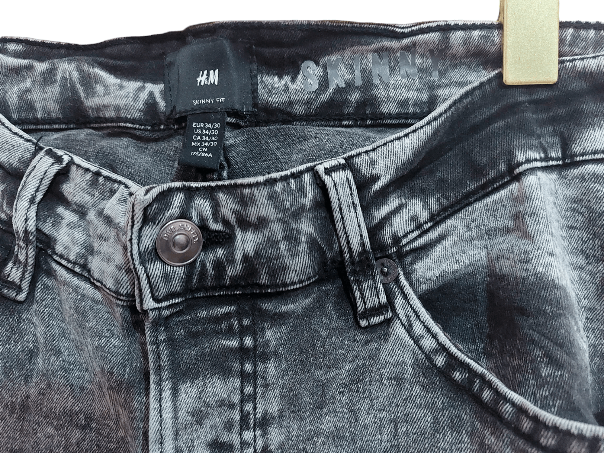 Vintage H&M Seditionaries Double Knee Denim Size US 30 / EU 46 - 6 Thumbnail
