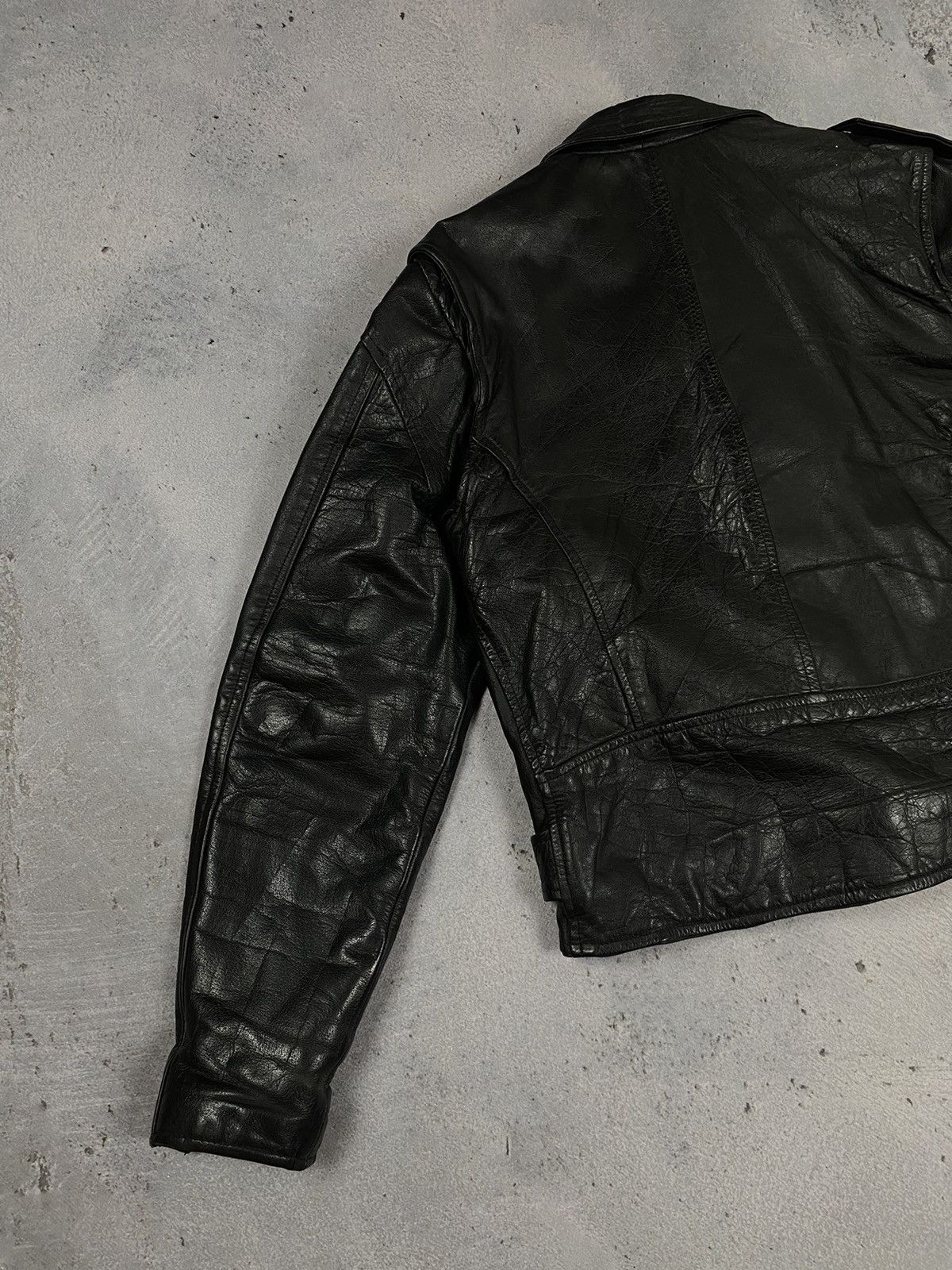 Vintage Nice leather jacket vintage 00s motorcycle jacket Size US L / EU 52-54 / 3 - 7 Thumbnail