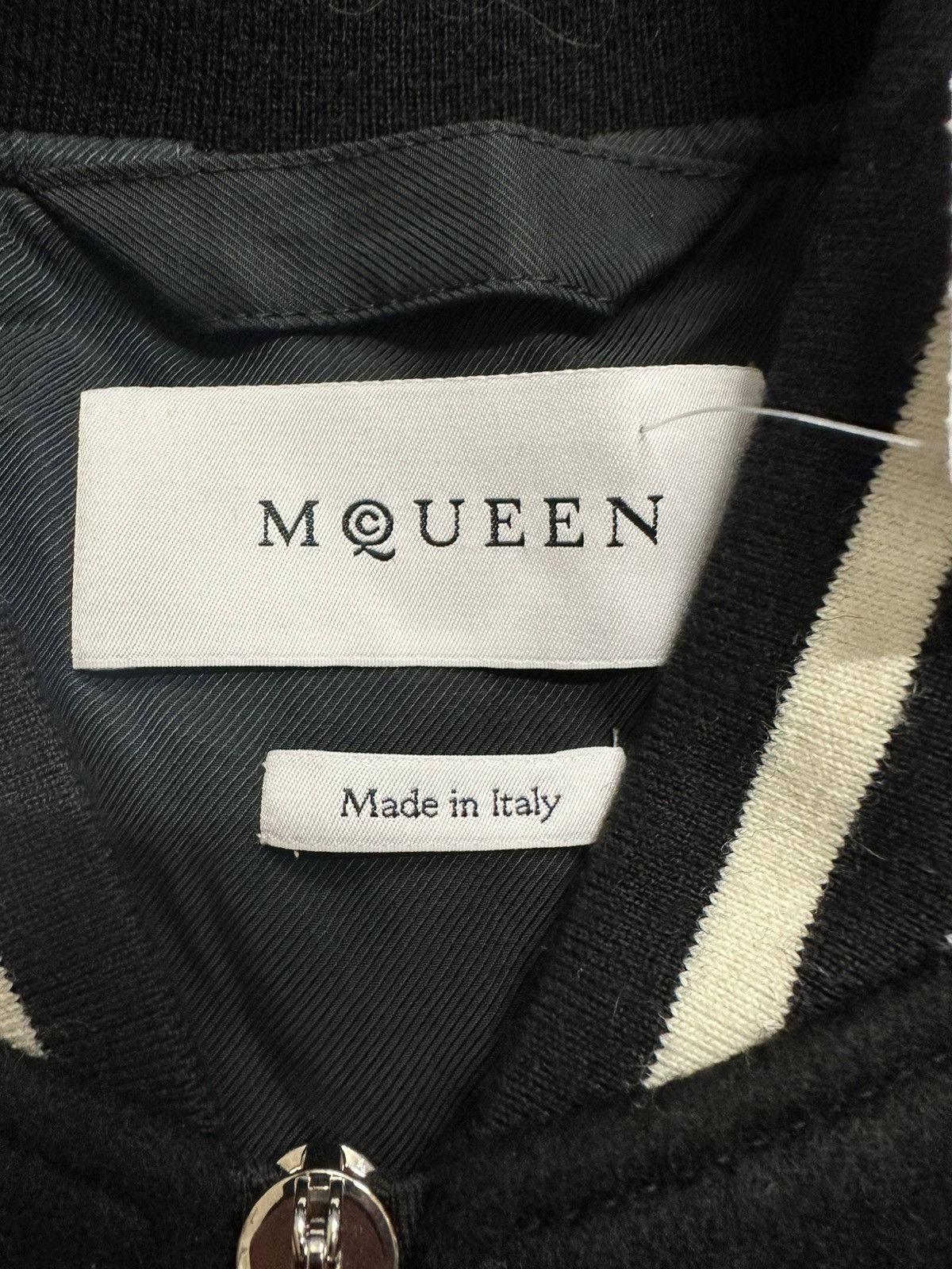 Alexander McQueen Alexander McQueen Embroidered Wool Bomber Jacket Size US L / EU 52-54 / 3 - 3 Thumbnail