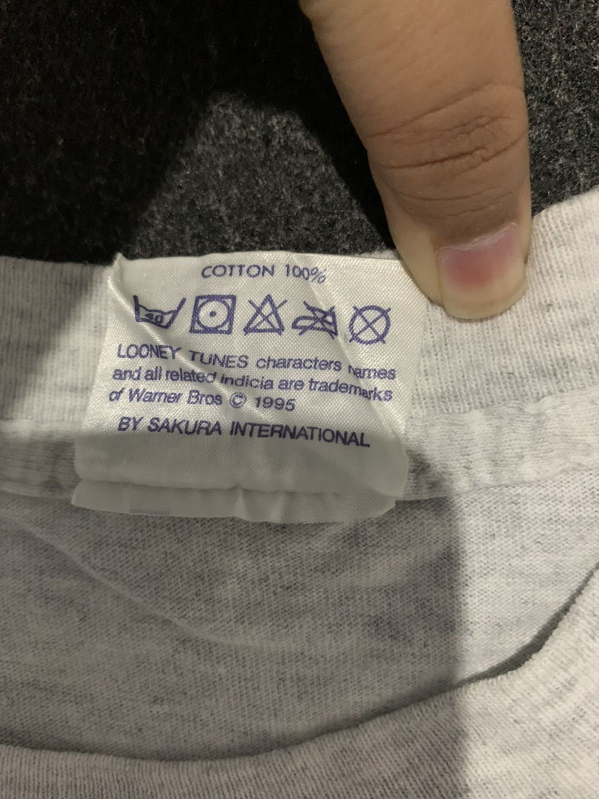 Vintage Vintage 1995 Bugs Bunny How-To-Draw Looney Tunes T-Shirt Size US M / EU 48-50 / 2 - 7 Thumbnail