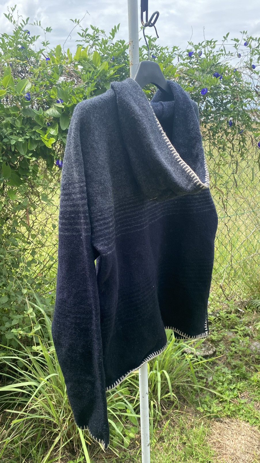 Joseph Abboud × Vintage Joseph Abboud Wool Hoodie Size US L / EU 52-54 / 3 - 2 Thumbnail