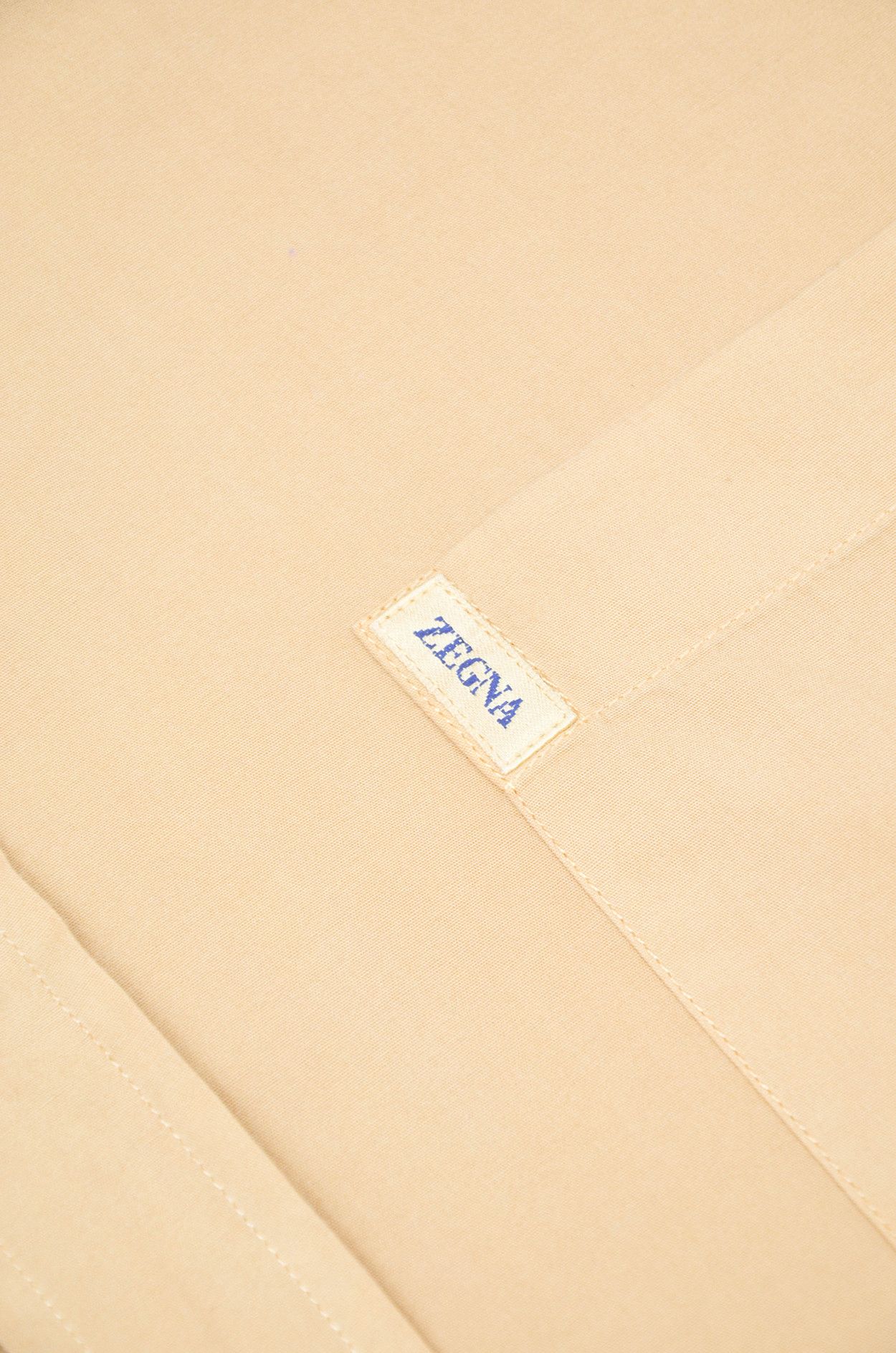 Ermenegildo Zegna Ermenegildo Zegna Sand Cotton Italian Minimal Overshirt S Size US S / EU 44-46 / 1 - 6 Thumbnail