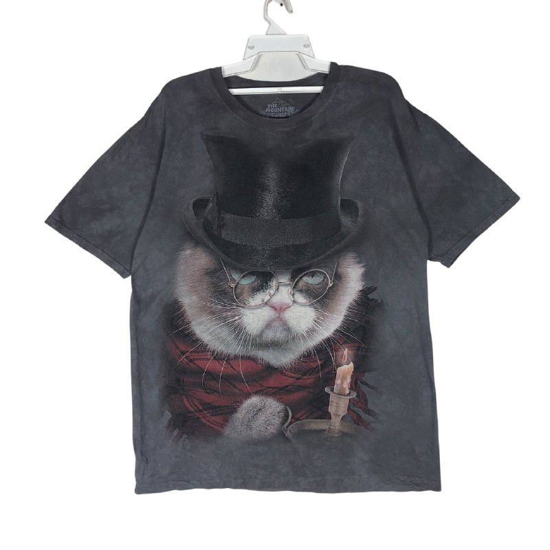Anime Vintage The Mountain Grumpy Cat T-Shirt Size US L / EU 52-54 / 3 - 1 Thumbnail