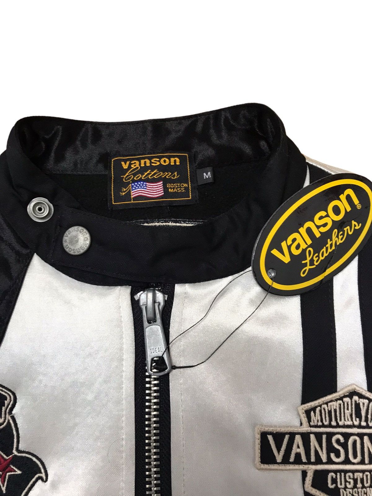 Japanese Brand × Mastermind Japan × Vanson Leathers Vanson Leather Embroidery Skull Biker Jacket Size US M / EU 48-50 / 2 - 7 Thumbnail