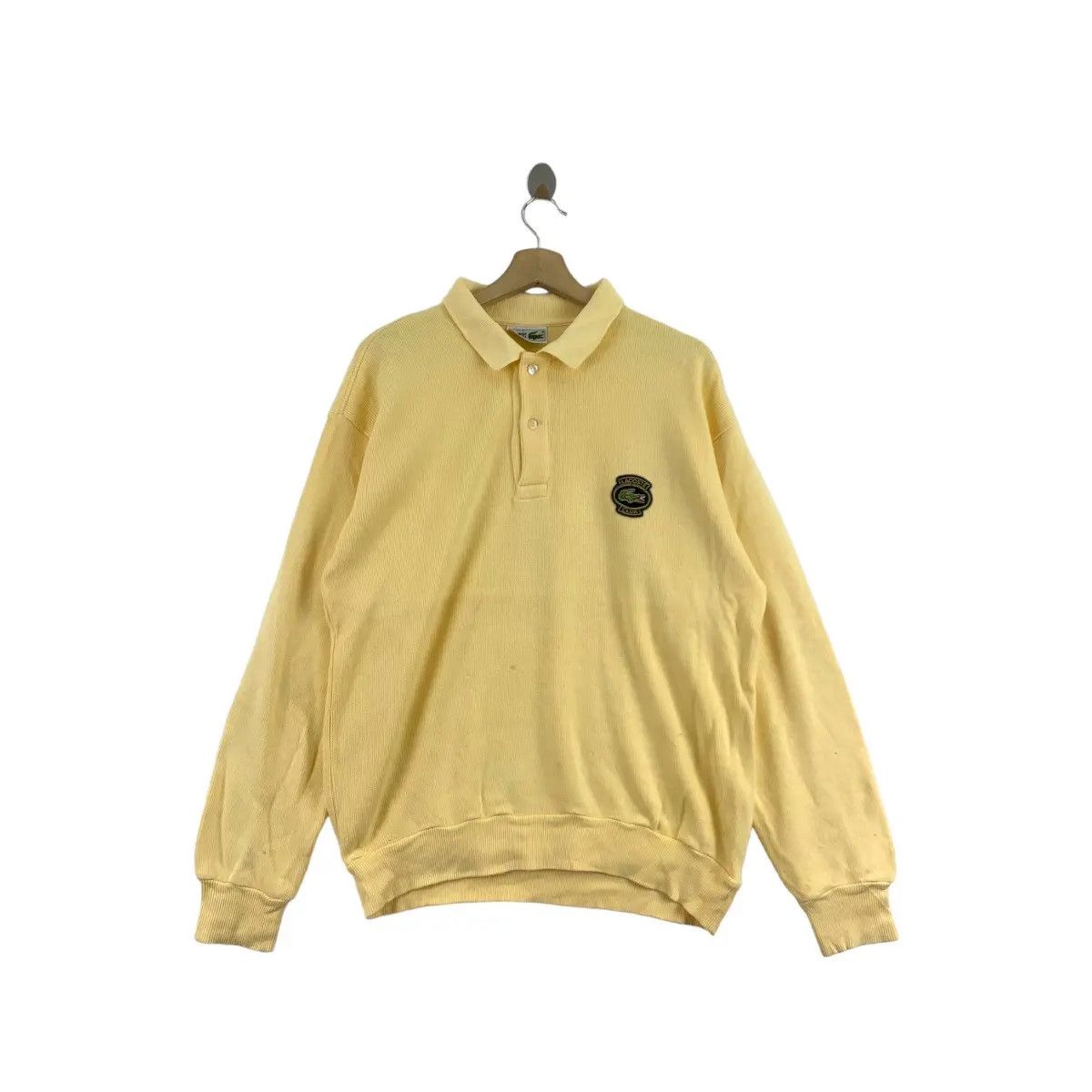 Lacoste Vintage LACOSTE CLUB Embroidered Logo Button Up Long Sleeve Size US XXL / EU 58 / 5 - 1 Thumbnail