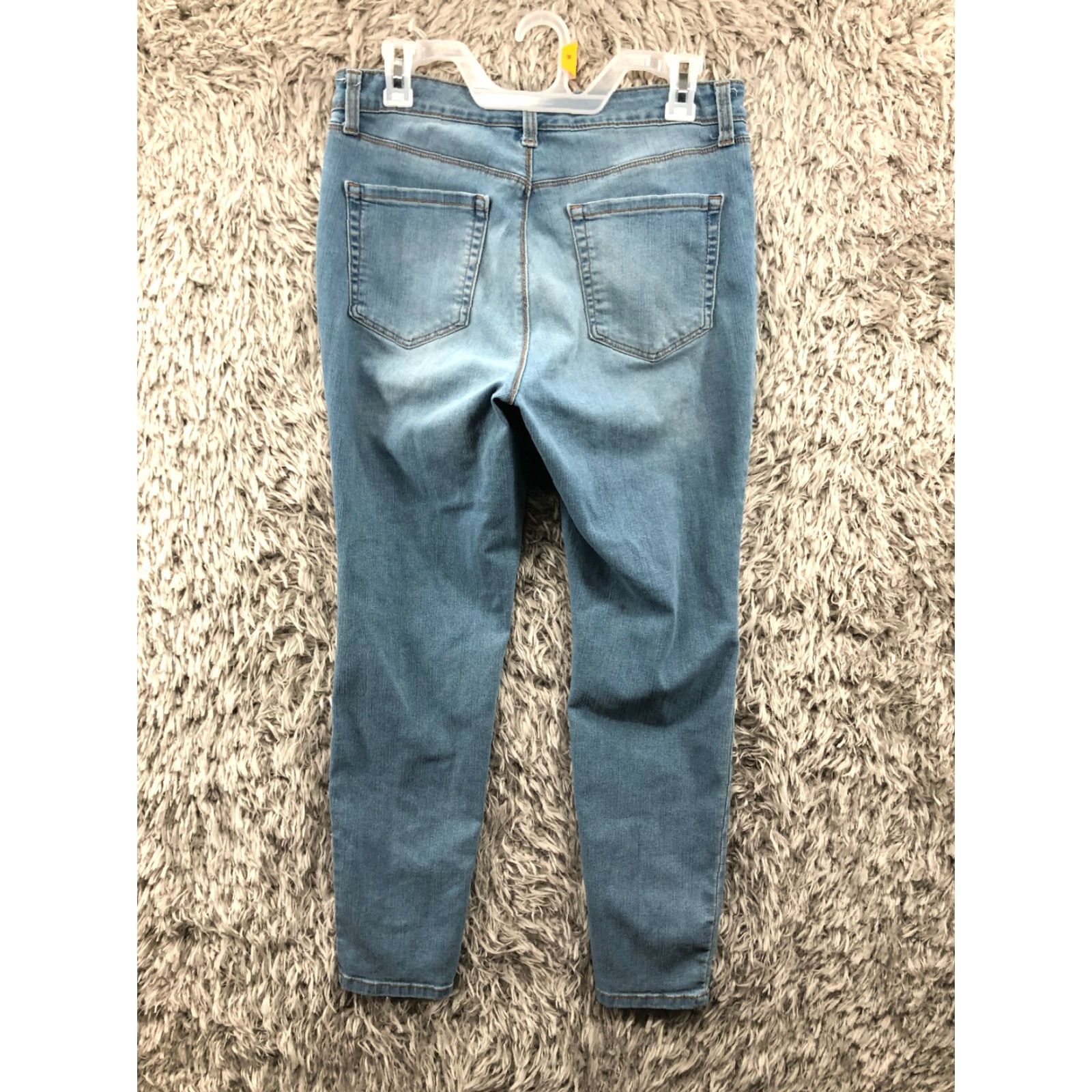 Vintage Style & Co Jeans Skinny Dark Wash Mid Rise 8 Womens Denim Blue 28 Inseam 5-Pocket Regular Size 8 Jeans Womens Size 30" / US 8 / IT 44 - 5 Thumbnail