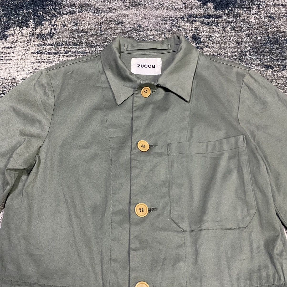 CABANE de ZUCCa × Issey Miyake × Zucca Zucca Military Shirt Jacket Size US S / EU 44-46 / 1 - 12 Thumbnail