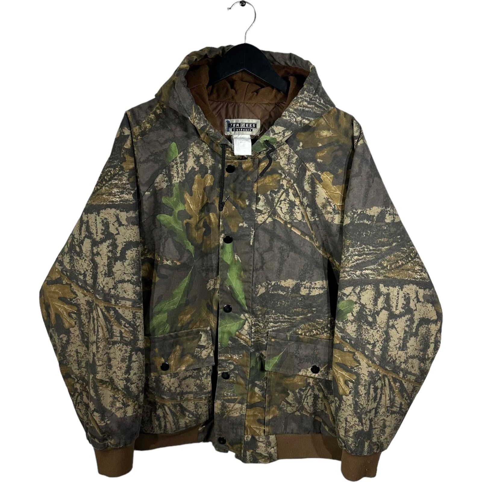 Vintage Vintage Jerzees Outdoors Full Zip Tree Camo Jacket | Grailed