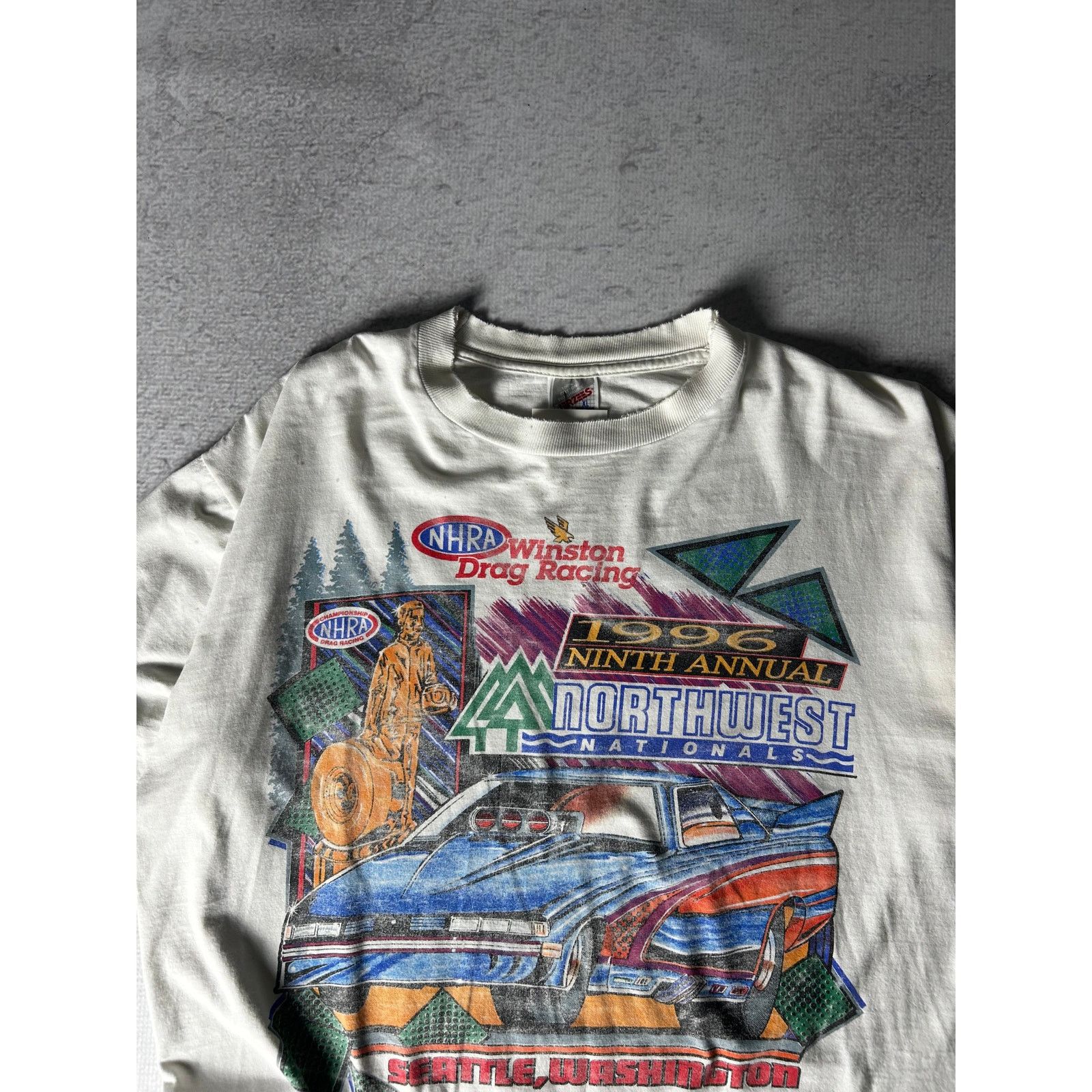 NASCAR Vintage 1996 Nascar Washington T-Shirt, Tees For Men's XL Size US XL / EU 56 / 4 - 3 Thumbnail