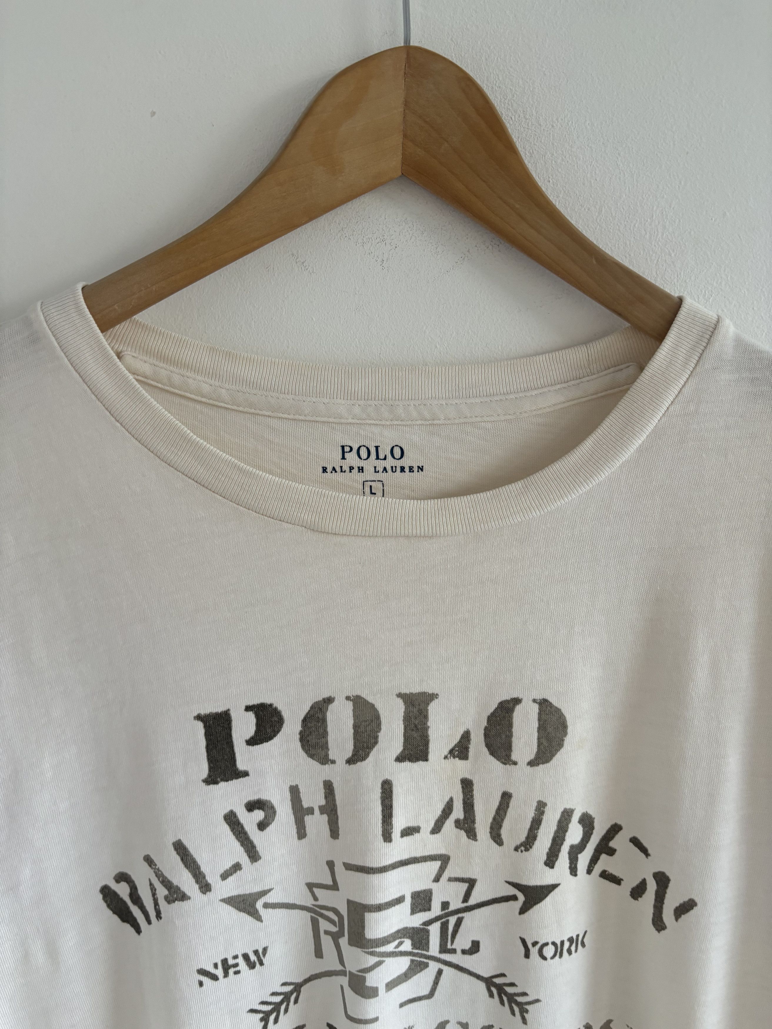 Polo Ralph Lauren × Ralph Lauren Polo Ralph Lauren Heritage Singlastitch Tee Size US L / EU 52-54 / 3 - 5 Thumbnail