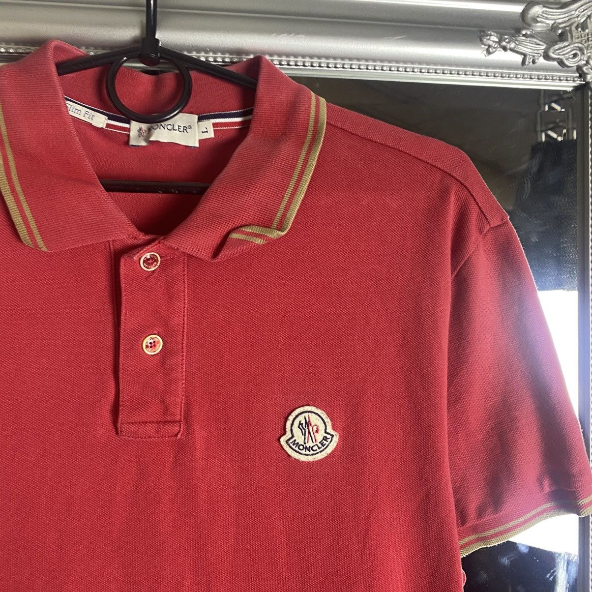 Moncler Vintage Luxury Polo Moncler Size US L / EU 52-54 / 3 - 3 Thumbnail