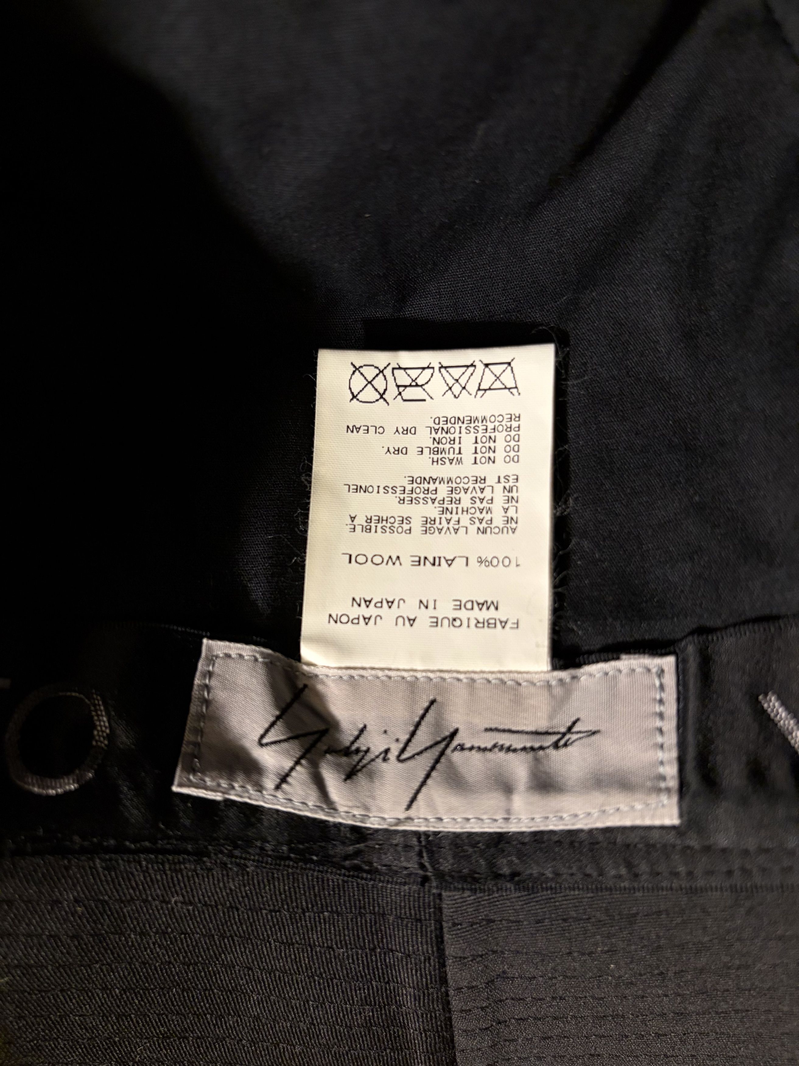 Yohji Yamamoto Yohji Yamamoto Wool Panel Hat Size ONE SIZE - 3 Thumbnail