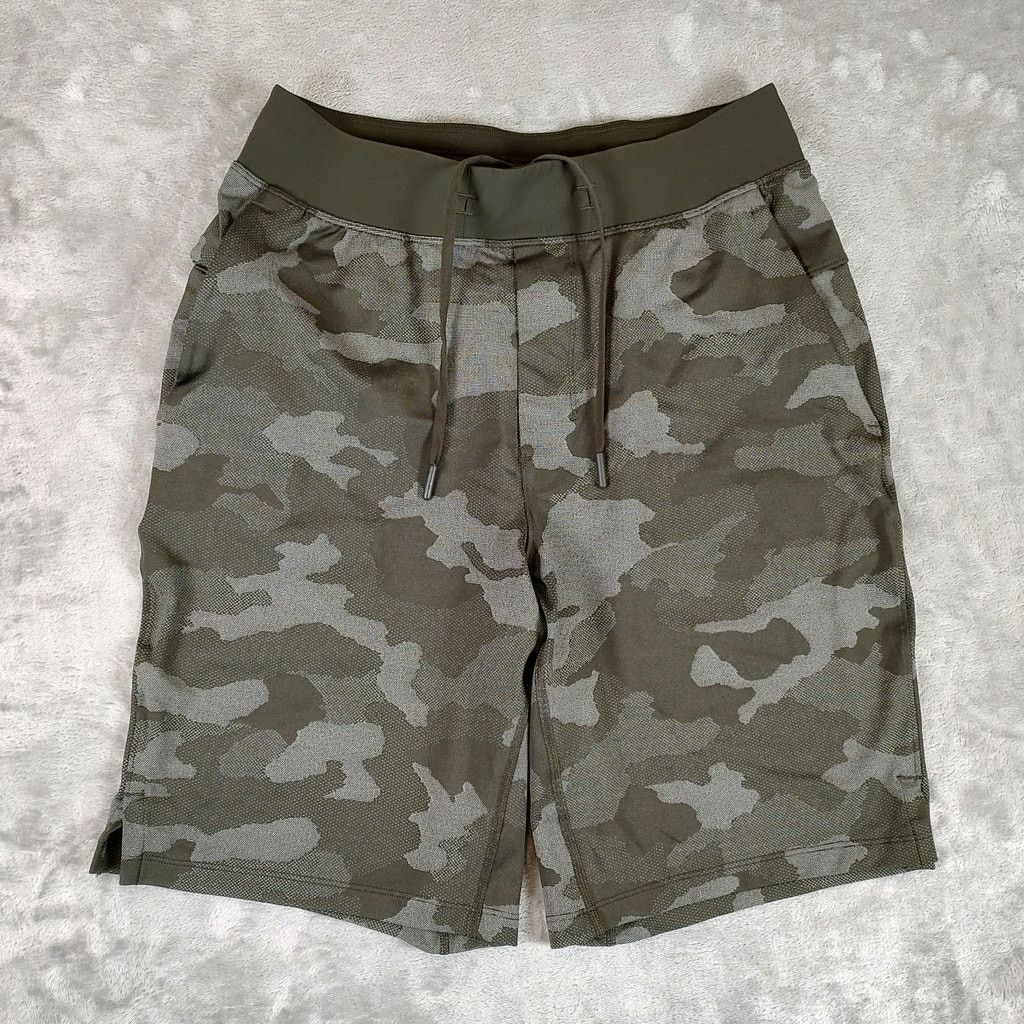 Lululemon Lululemon Zeroed In Camo Athletic workout gym shorts mens S Size US 26 / EU 42 - 1 Thumbnail