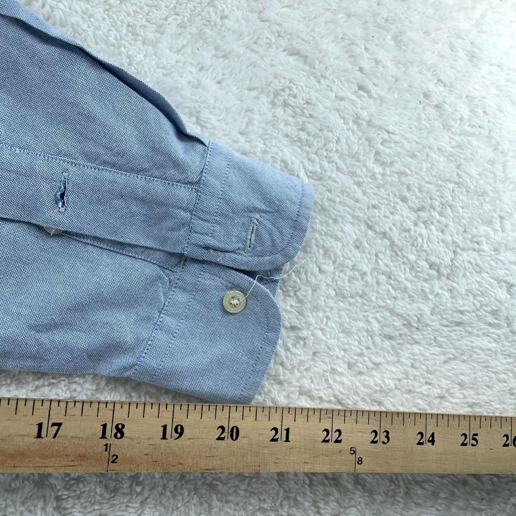 Ralph Lauren Ralph Lauren Shirt Men Large Blue Long Sleeve Button Down Flesh Pony Logo Size US L / EU 52-54 / 3 - 6 Thumbnail