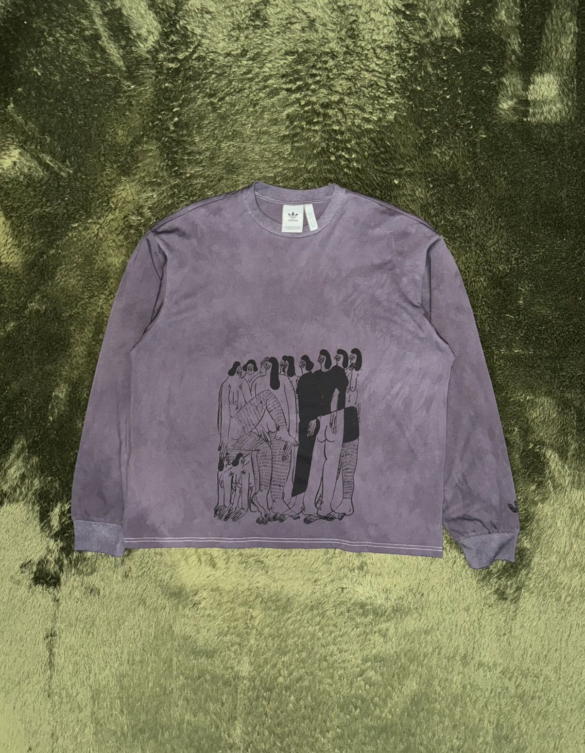 Adidas [XL] Adidas x Unity Skateboarding 20FW Hand-Dyed Long Sleeve Size US XL / EU 56 / 4 - 1 Thumbnail