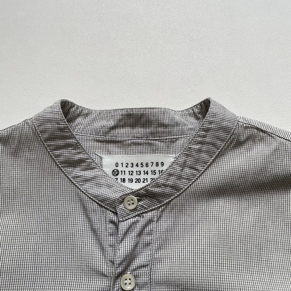 Maison Margiela S/S 04 Collarless Grid Check Shirt Size US M / EU 48-50 / 2 - 4 Thumbnail