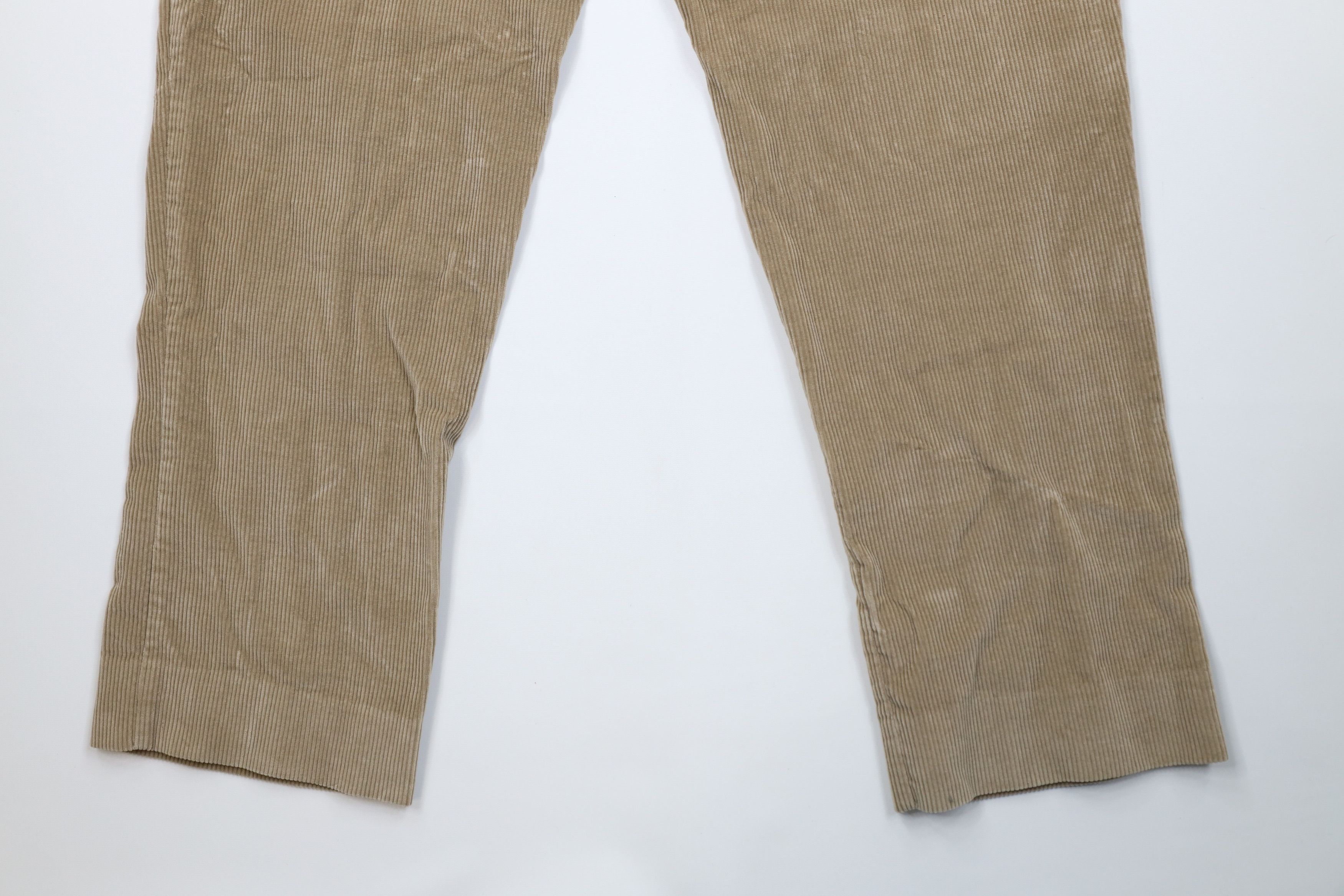 Eddie Bauer Vintage 90s Eddie Bauer Wide Leg Corduroy Chino Pants Beige Size US 38 / EU 54 - 13 Thumbnail