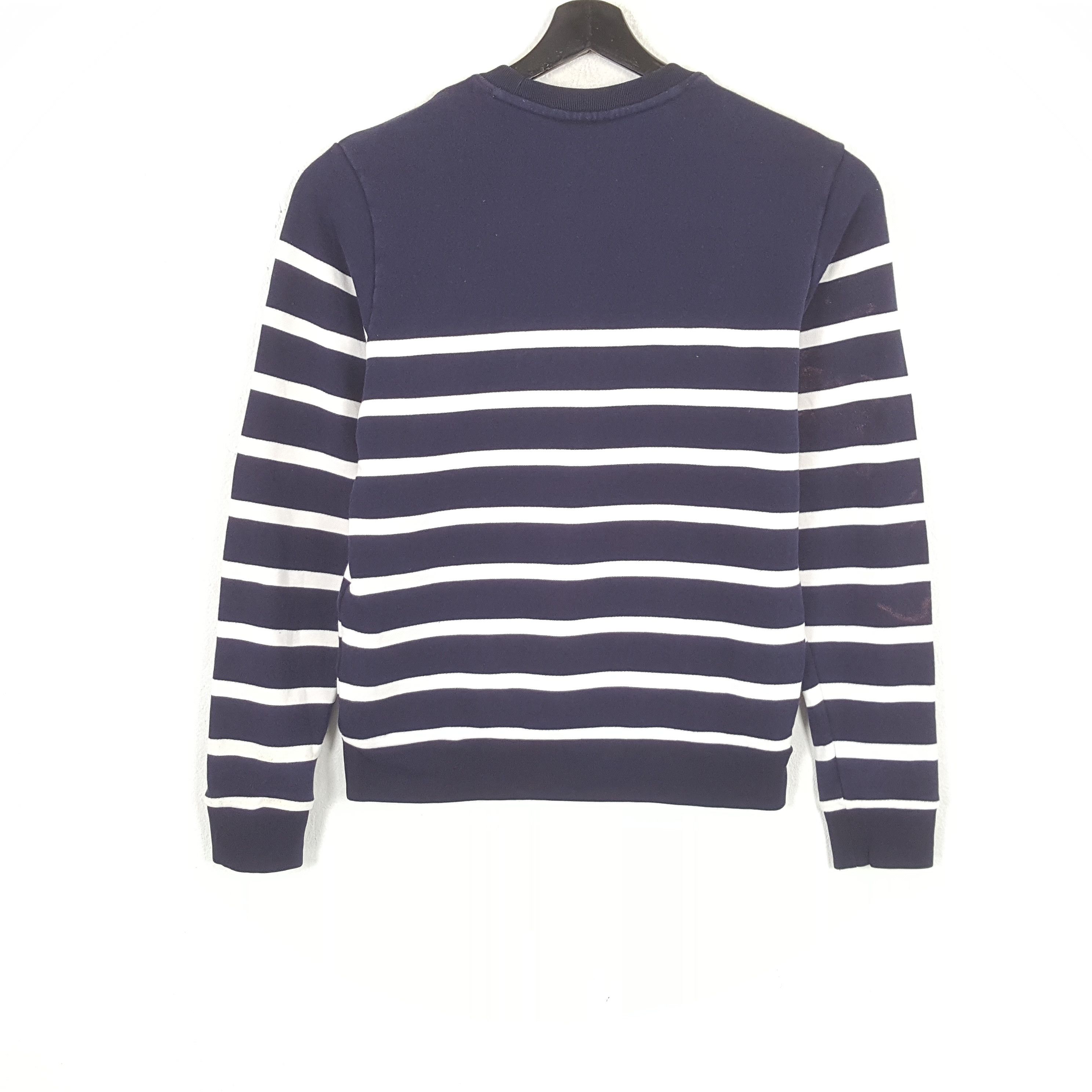 Lacoste × Vintage LACOSTE Small Logo Stripe Design Sweatshirt Size US S / EU 44-46 / 1 - 3 Thumbnail