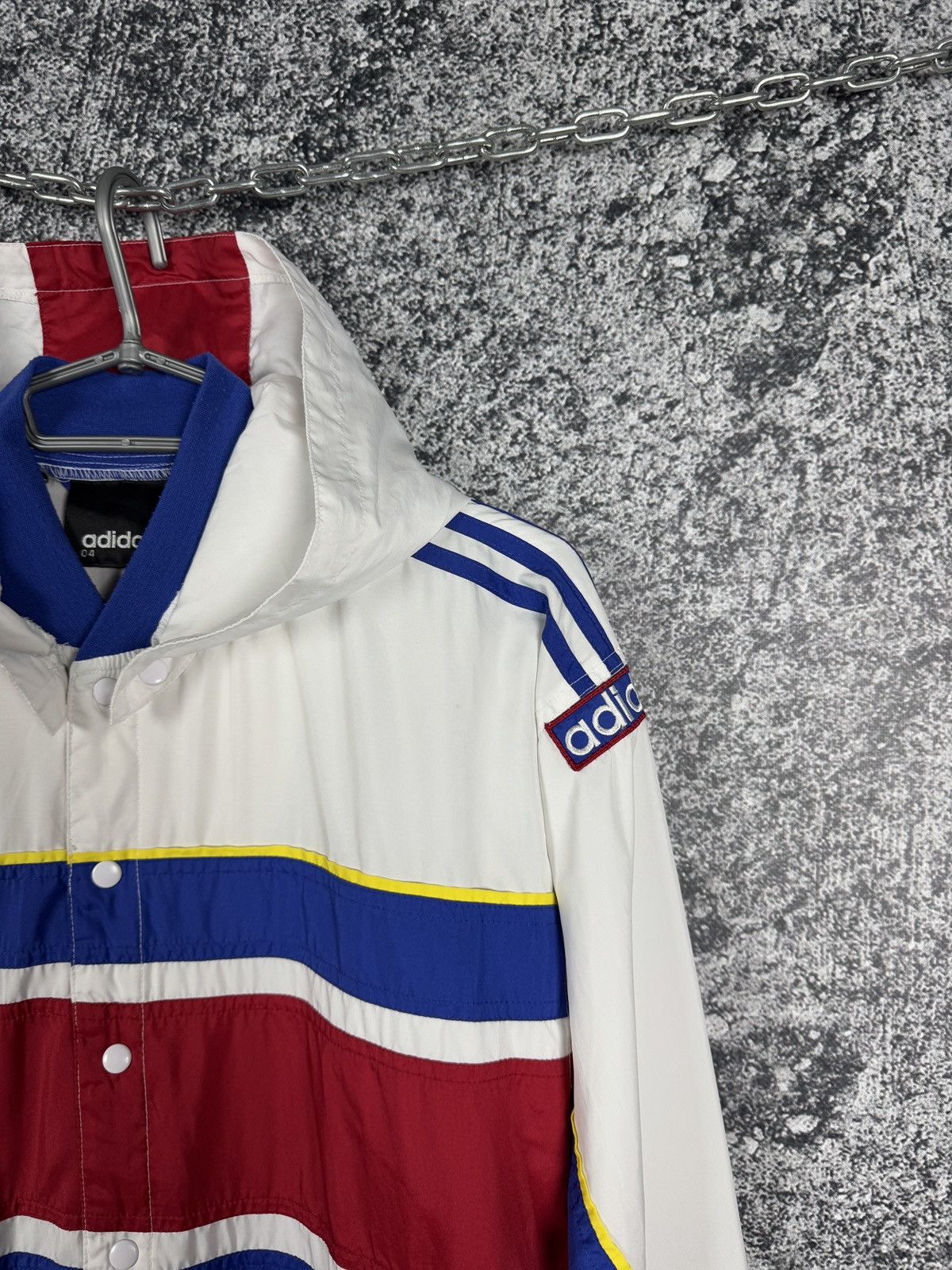 Adidas Adidas Vintage Jacket Button Up Windbreaker Retro 90s Size S Size US S / EU 44-46 / 1 - 2 Thumbnail