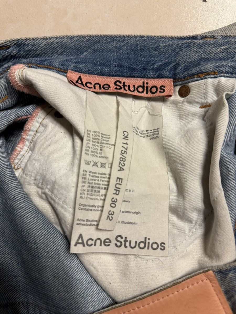 Acne Studios Acne Studios Super Baggy Jeans 1989m Light Blue Trash 