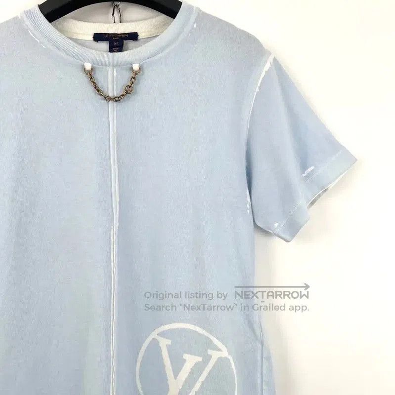 Louis Vuitton Louis Vuitton Summer Light Blue Logo T. Size XS / US 0-2 / IT 36-38 - 5 Thumbnail