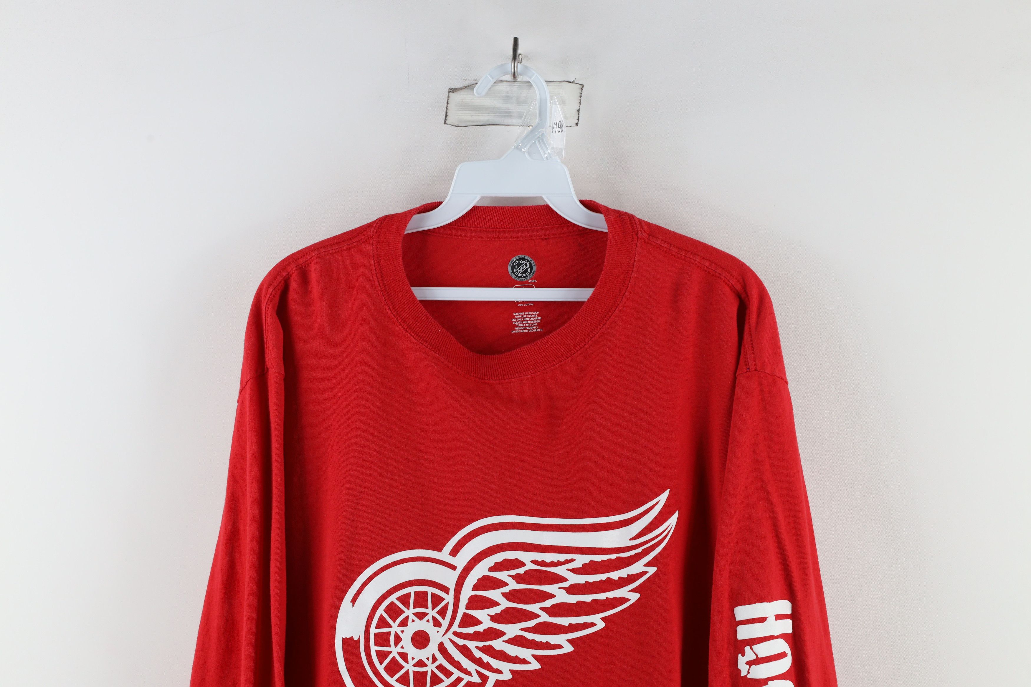 Vintage Vintage NHL Out Detroit Red Wings Hockey Long Sleeve T-Shirt Size US L / EU 52-54 / 3 - 2 Thumbnail