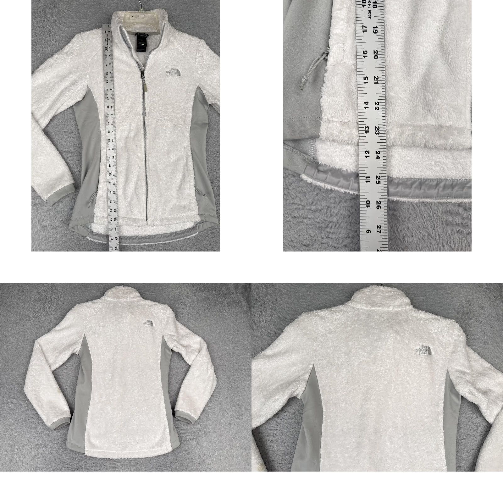The North Face The North Face Jacket Womens Small White Fleece Full Zip Pockets Outdoor Hiking – Shirt/Outerwear (S) Womens White Pockets Full Zip Seasonal Outdoor Size S / US 4 / IT 40 - 9 Thumbnail